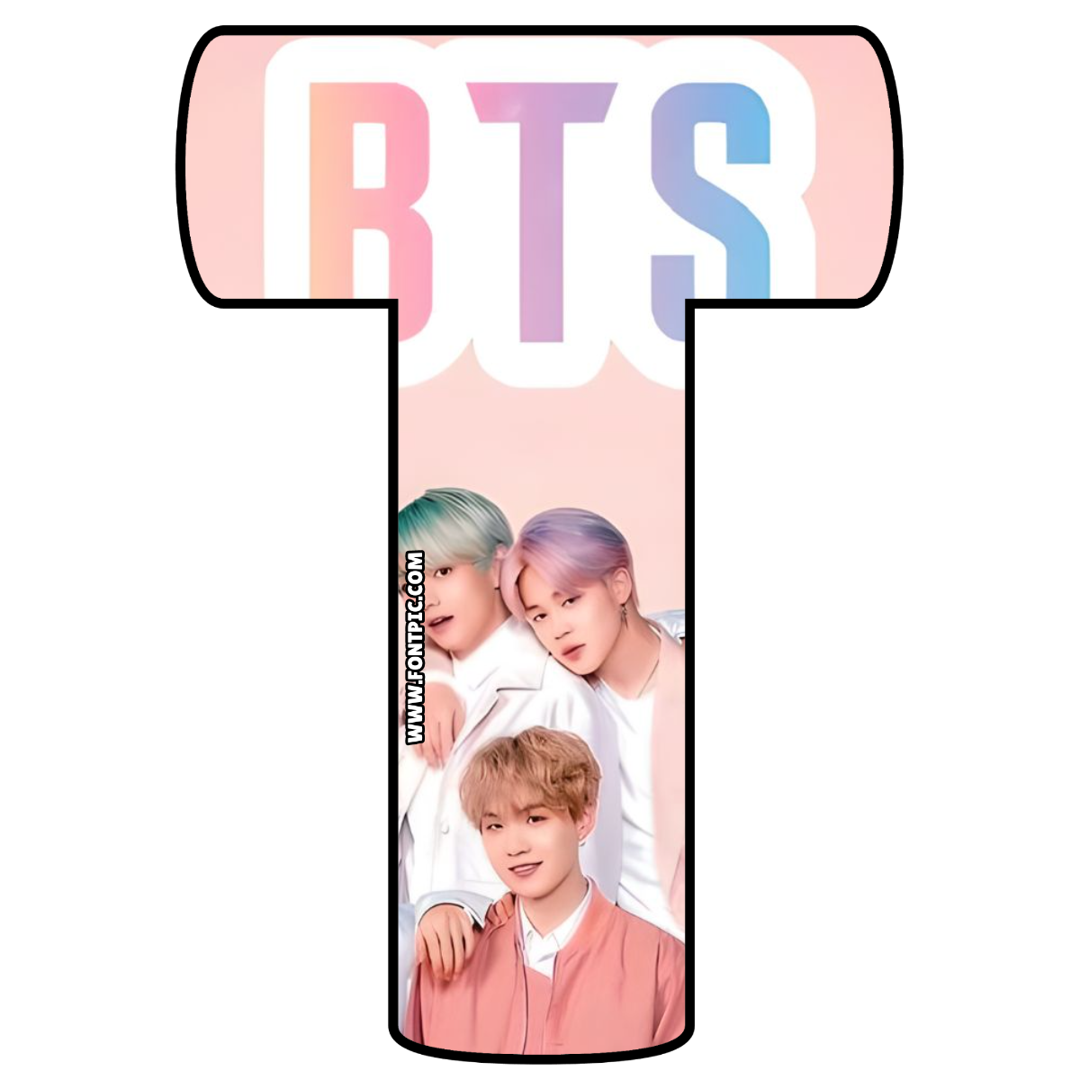 BTS Letter T