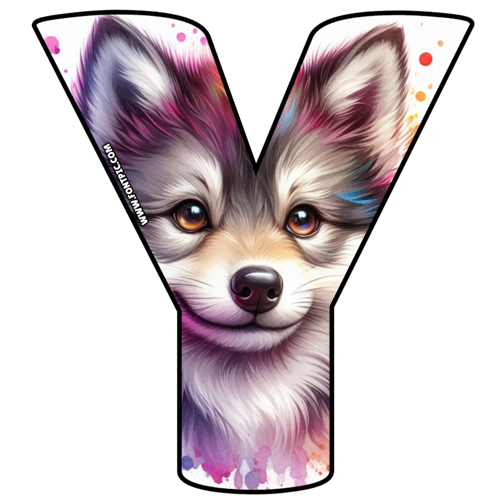 Baby Wolf Alphabet Printables archivos - FontPic.com