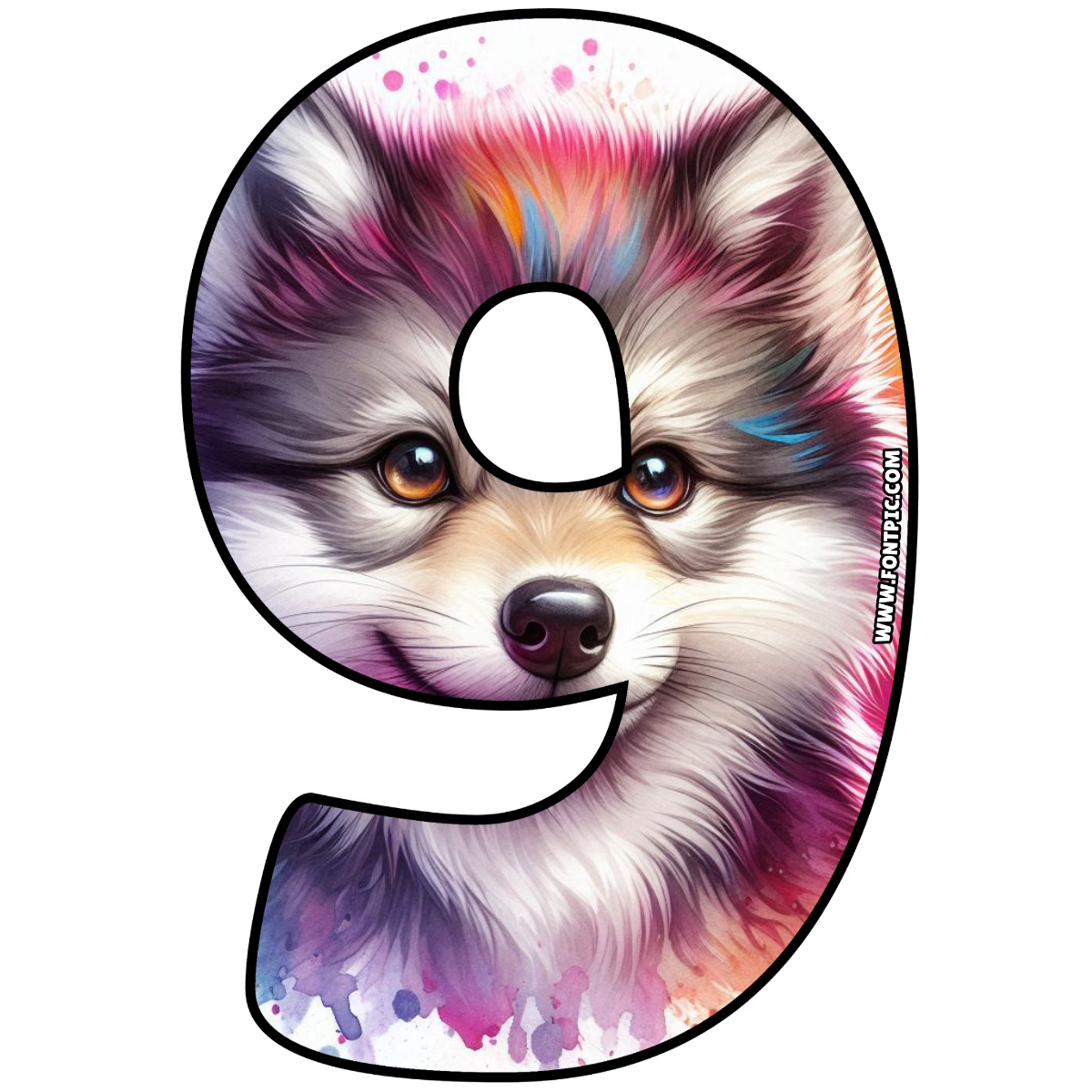 Baby Wolf Number 9