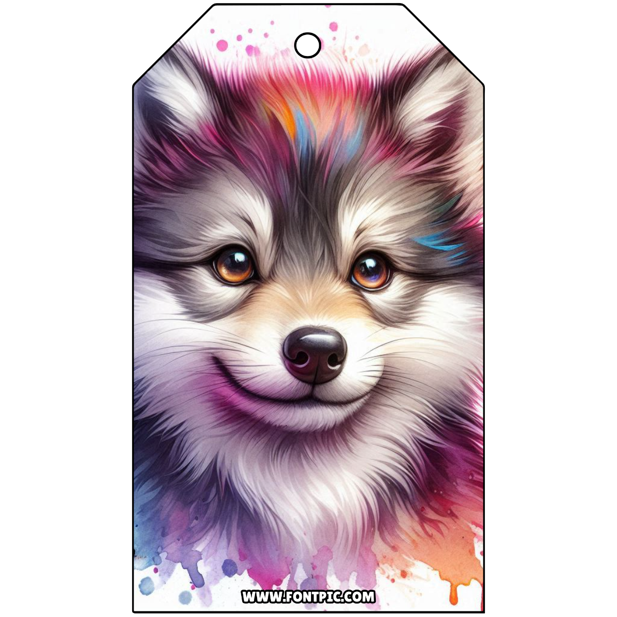 Baby Wolf Tags