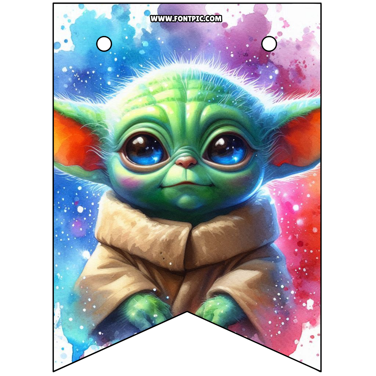 Baby Yoda Star Wars Pennants