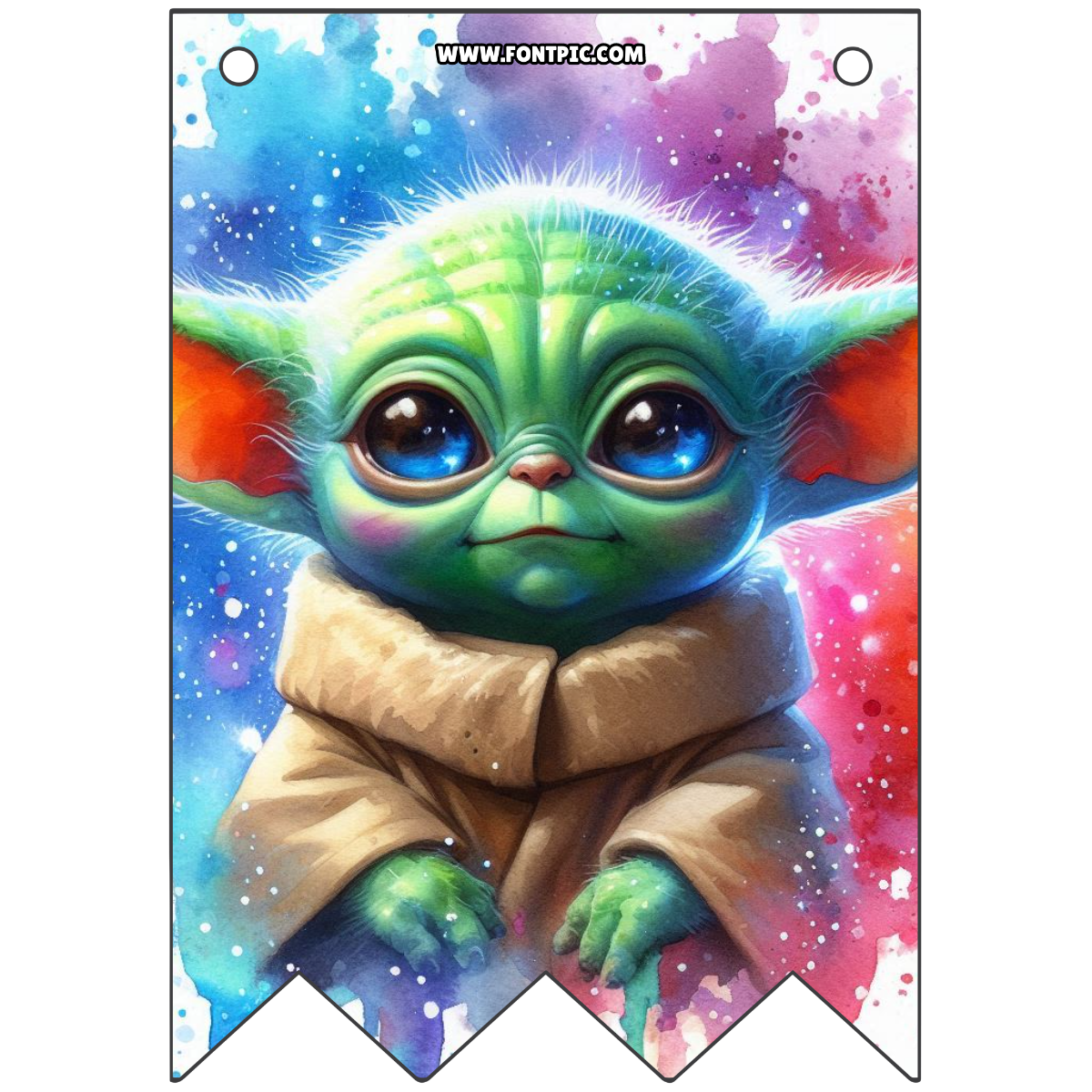 Baby Yoda Star Wars Pennants
