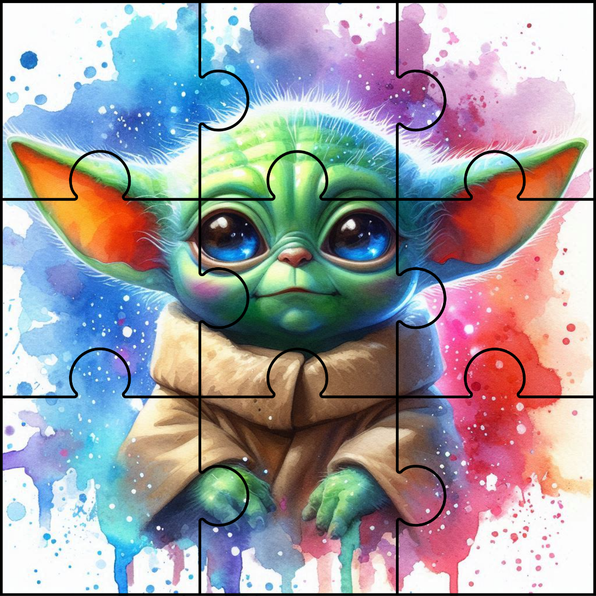 Baby Yoda Star Wars Puzzle