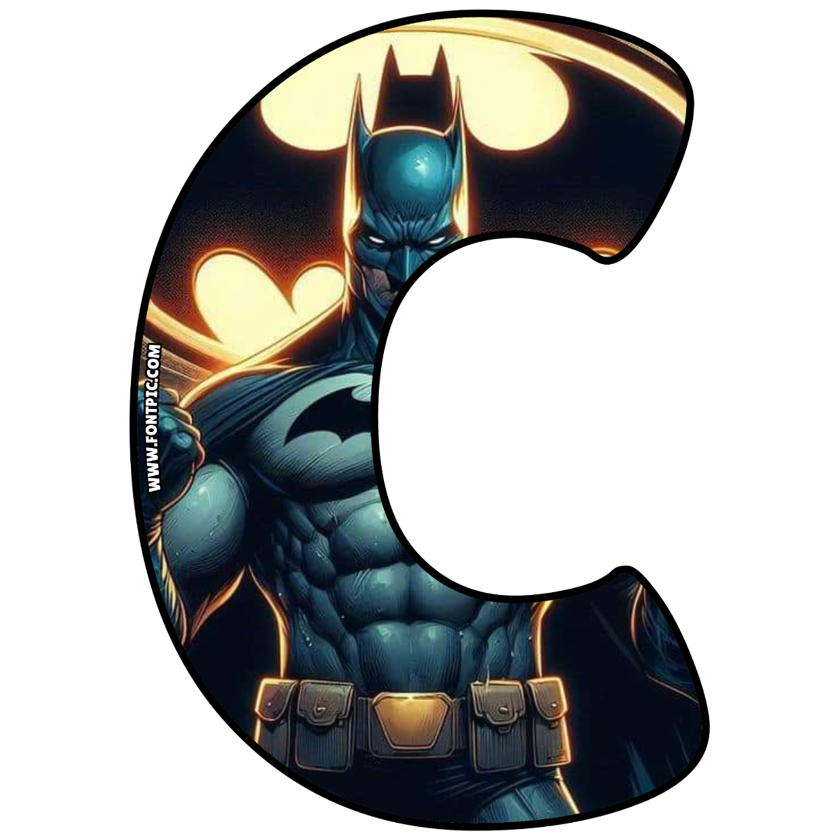 Batman Letter C