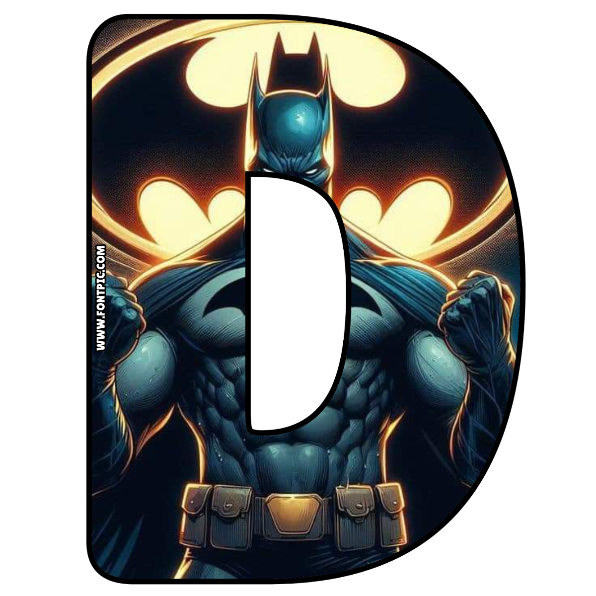 Batman Letter D