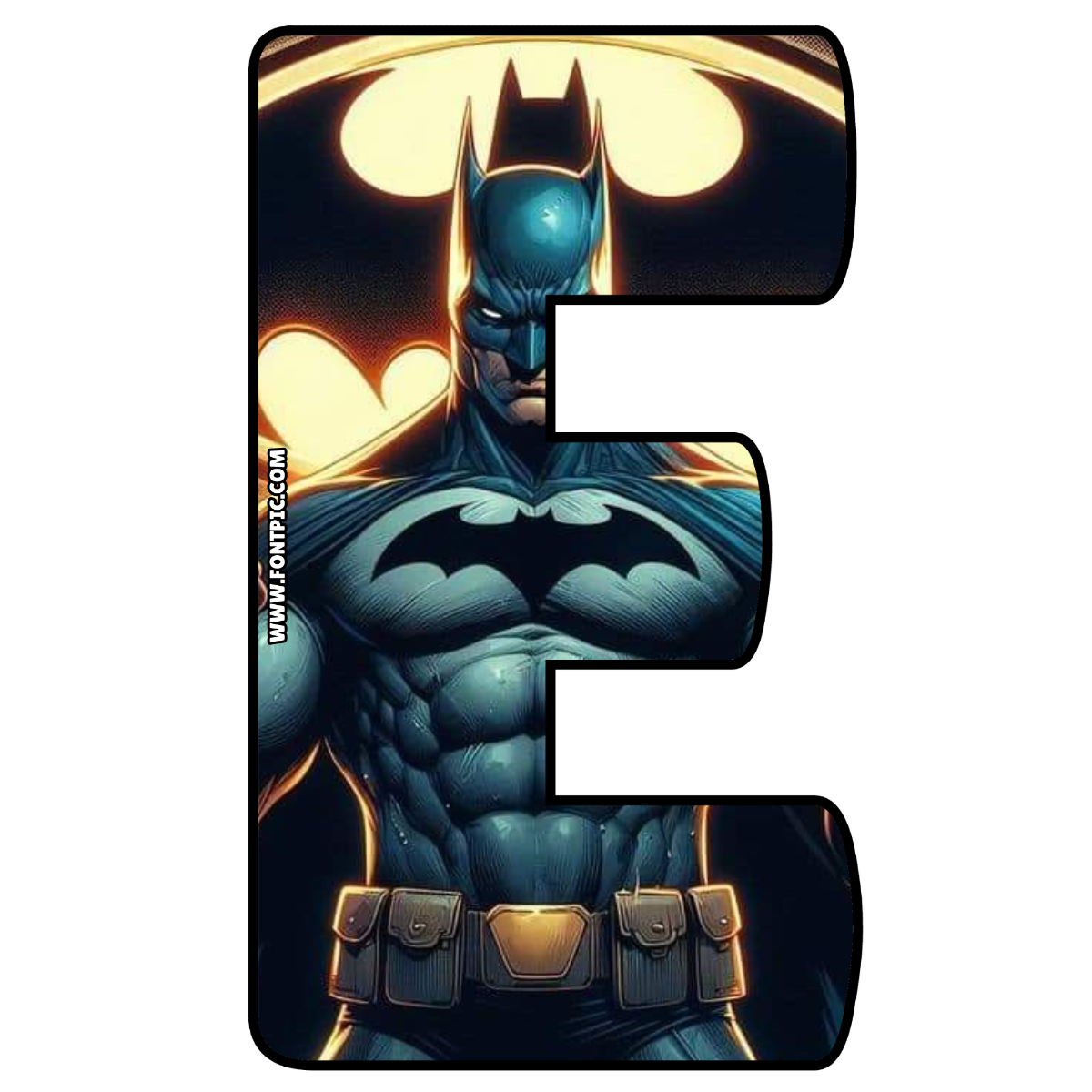 Batman Letter E