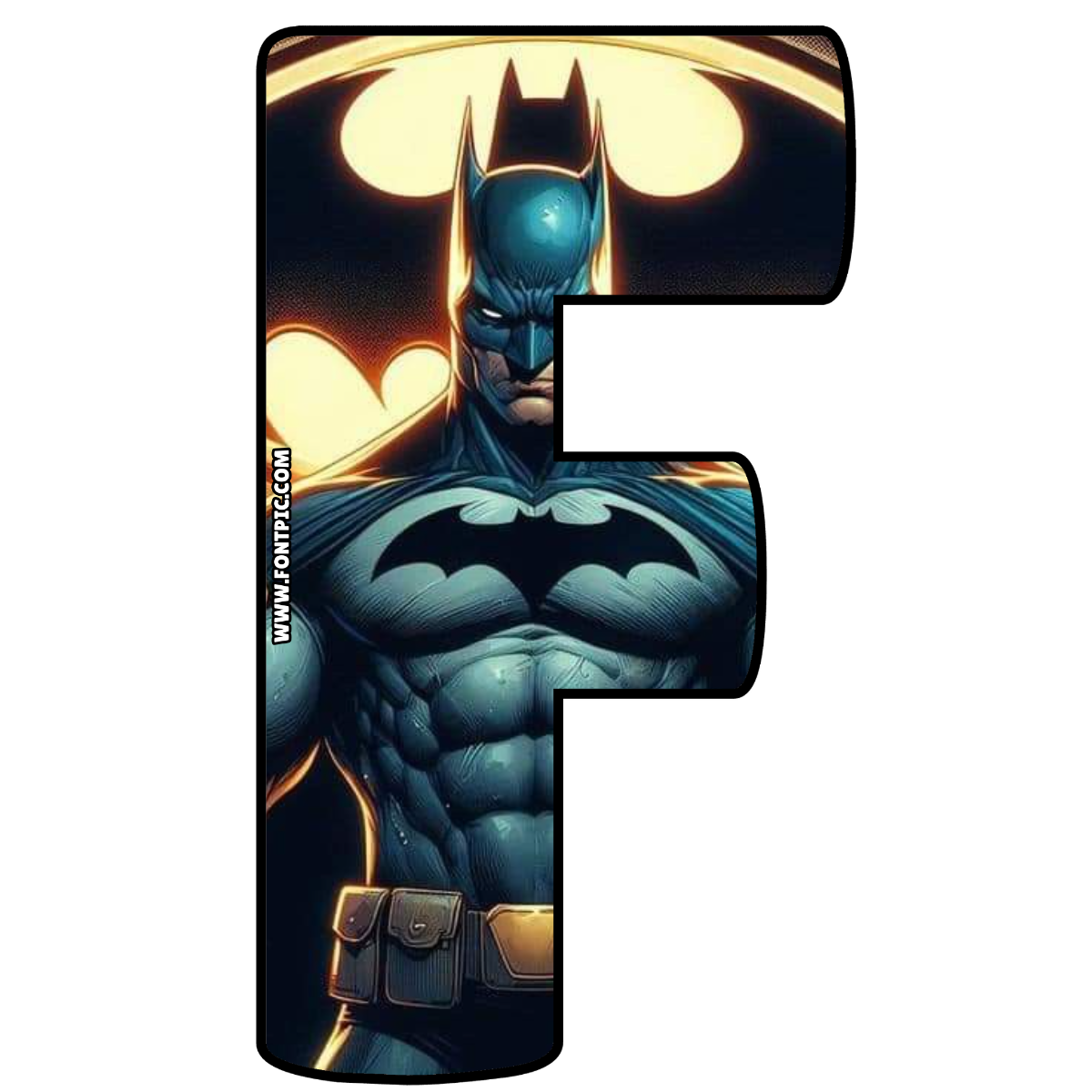 Batman Letter F