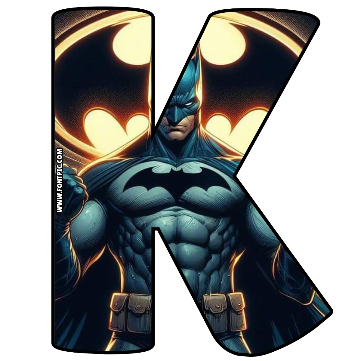 Batman Letter K