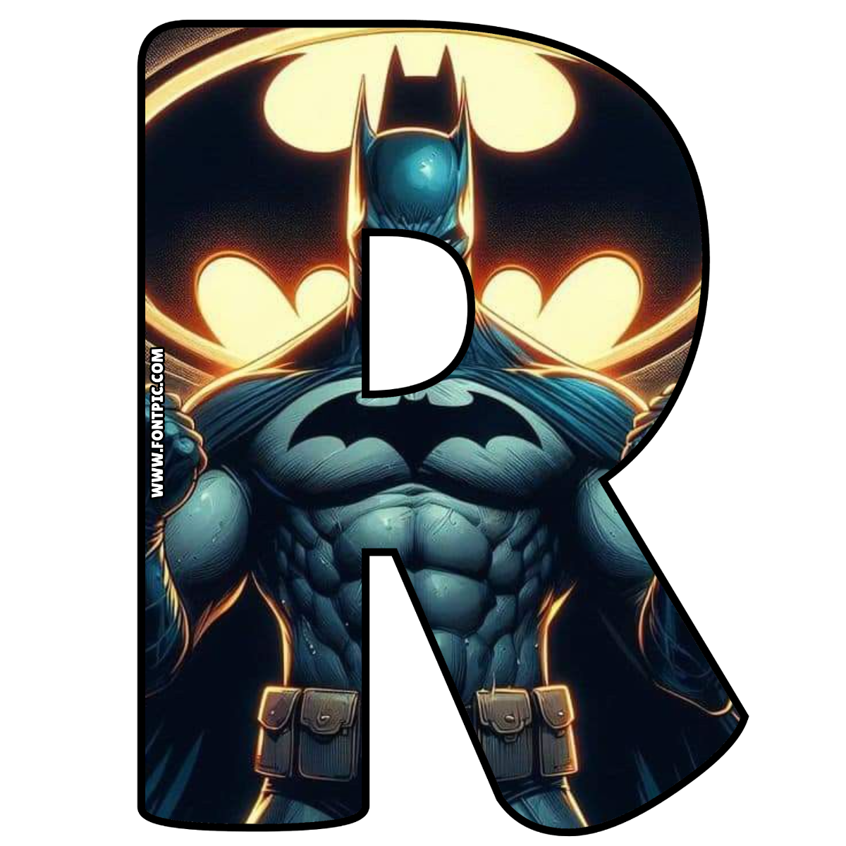 Batman Letter R