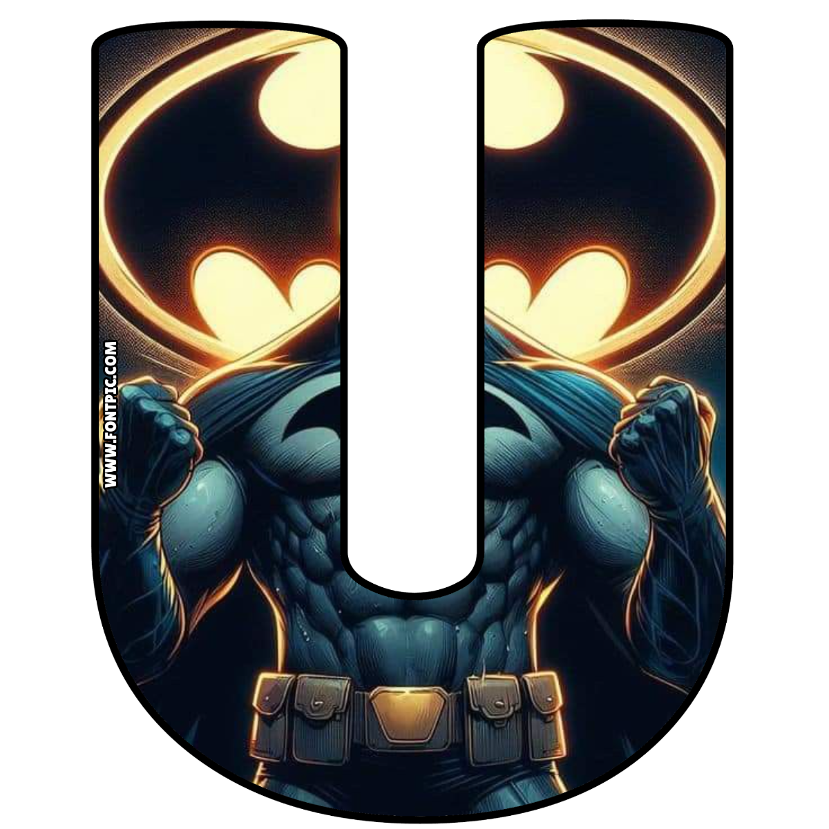 Batman Letter U