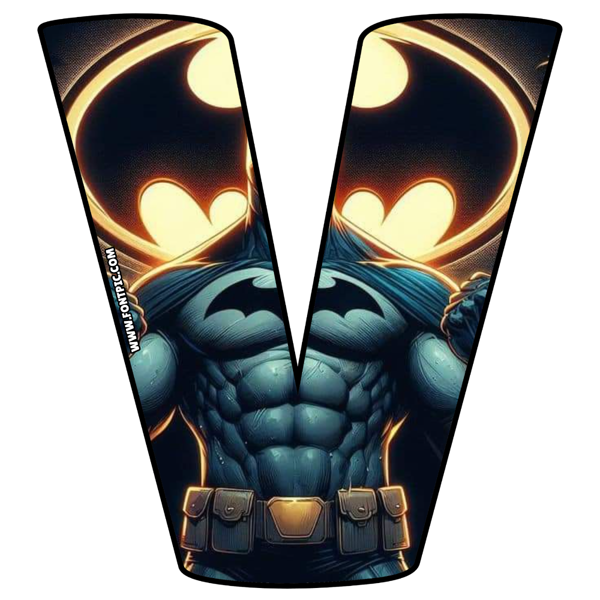 Batman Letter V