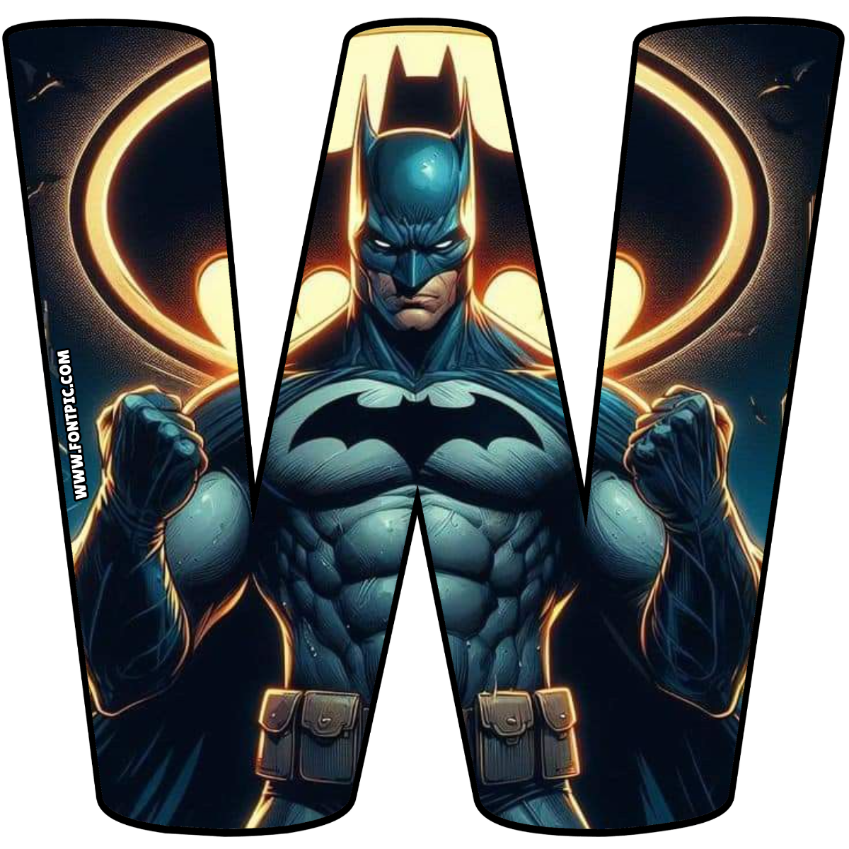 Batman Letter W