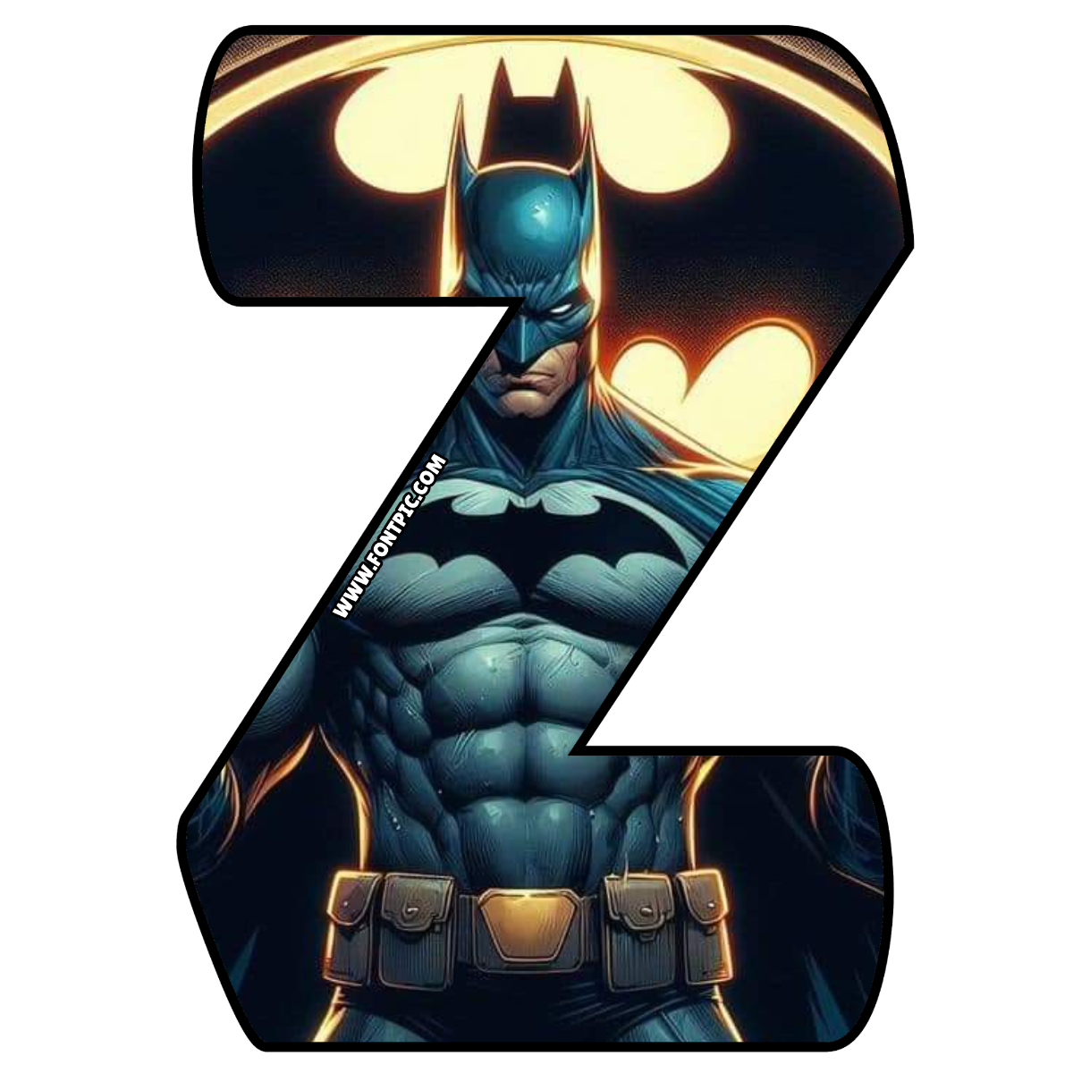 Batman Letter Z