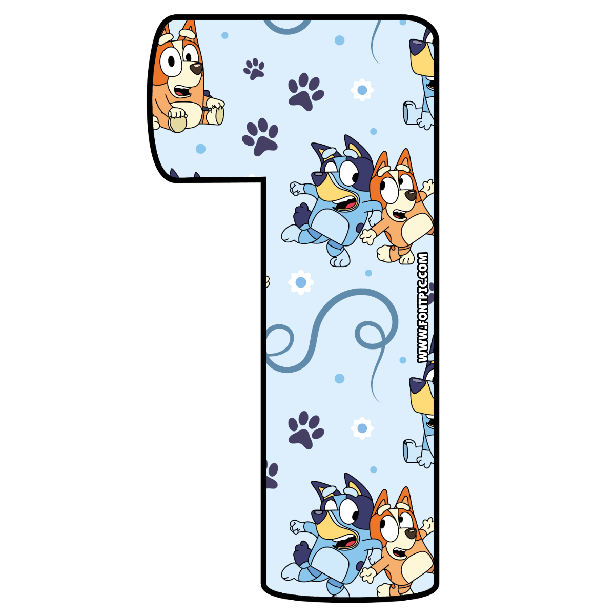Bluey Number 1