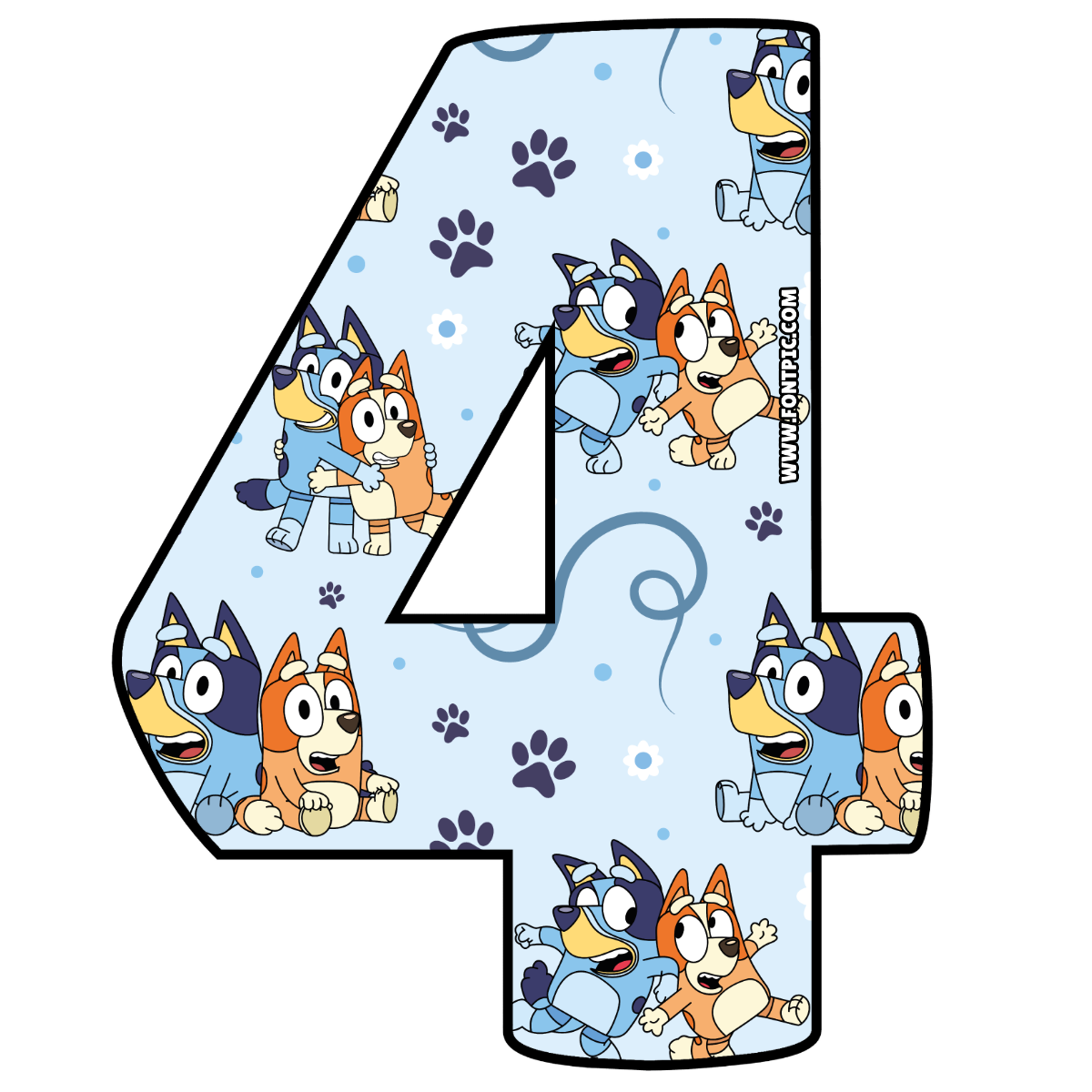Bluey Number 4