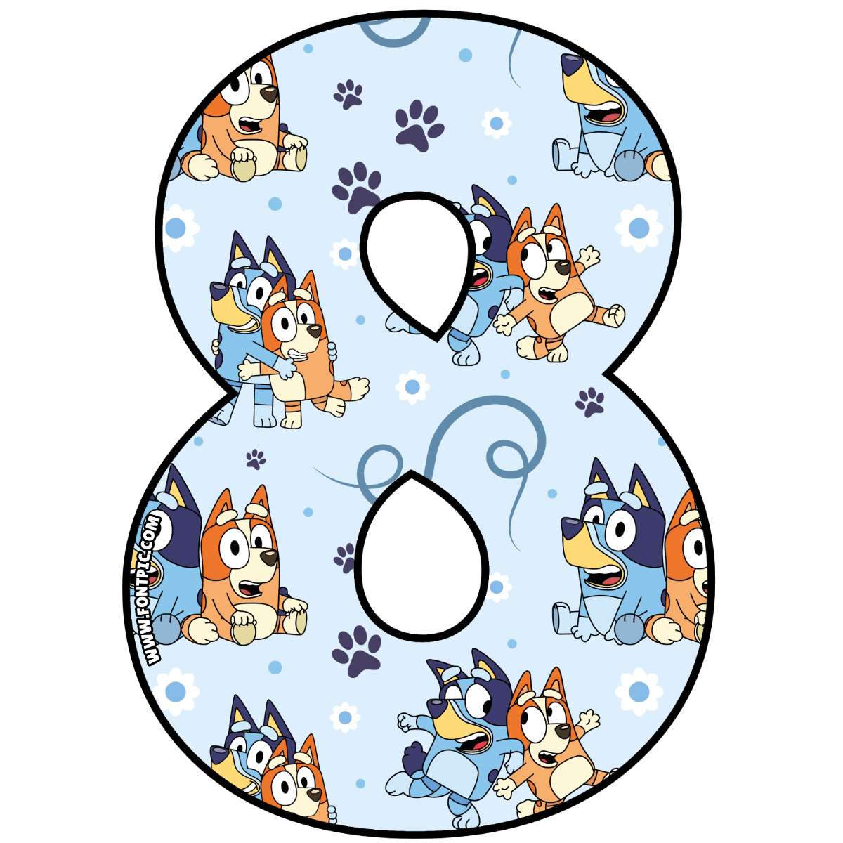 Bluey Number 8