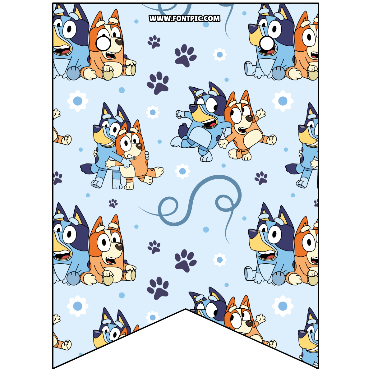 Bluey Pennants