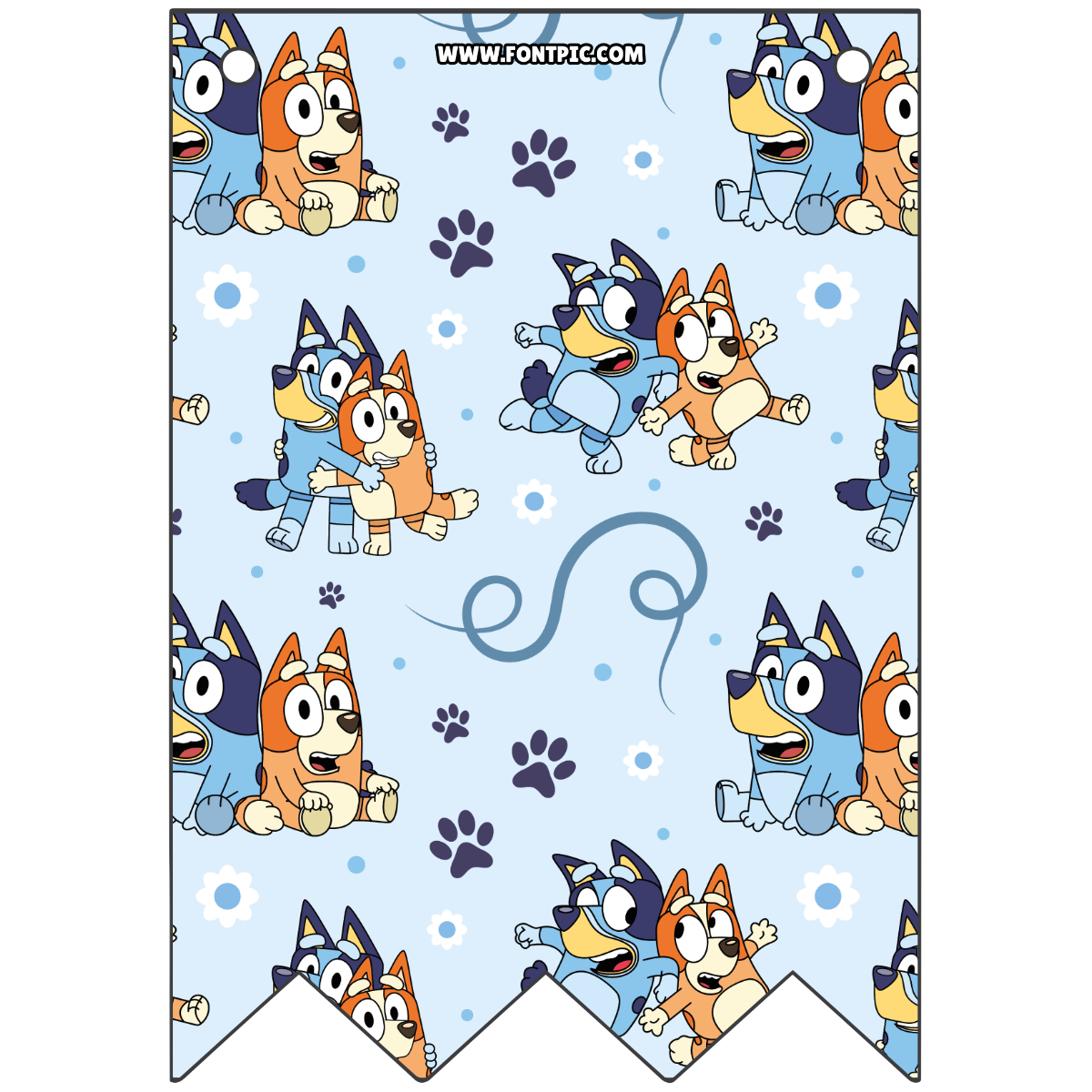 Bluey Pennants