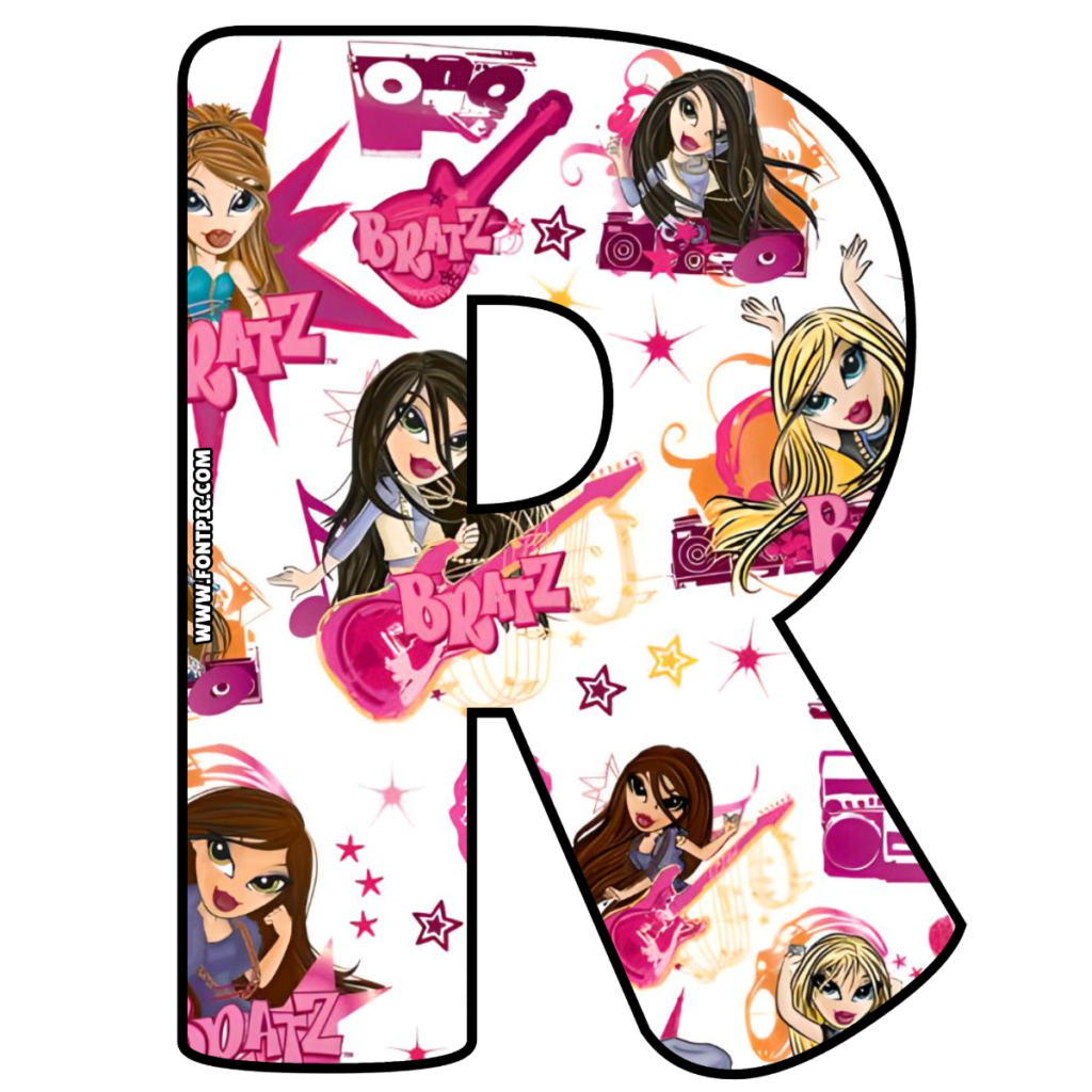 Bratz Letter R archivos - FontPic.com