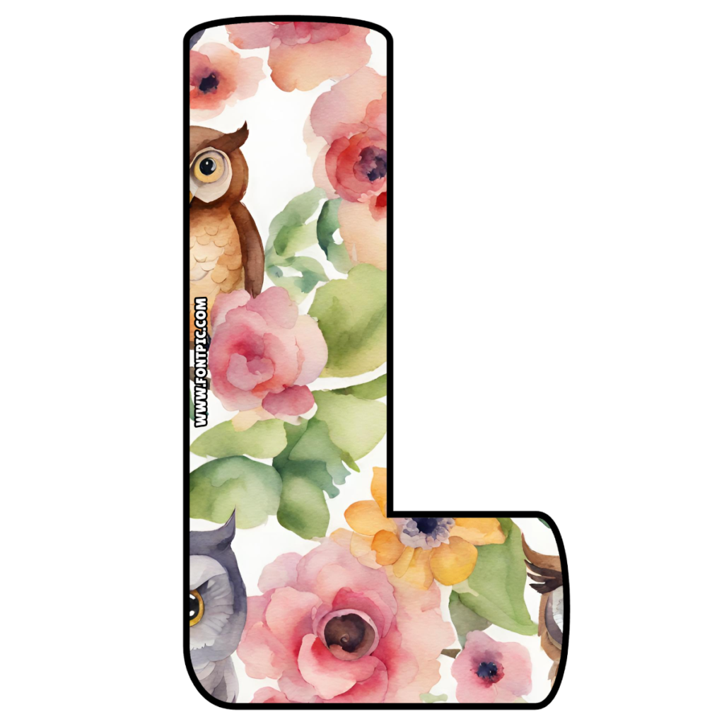 Buho Letters Printable archivos - FontPic.com