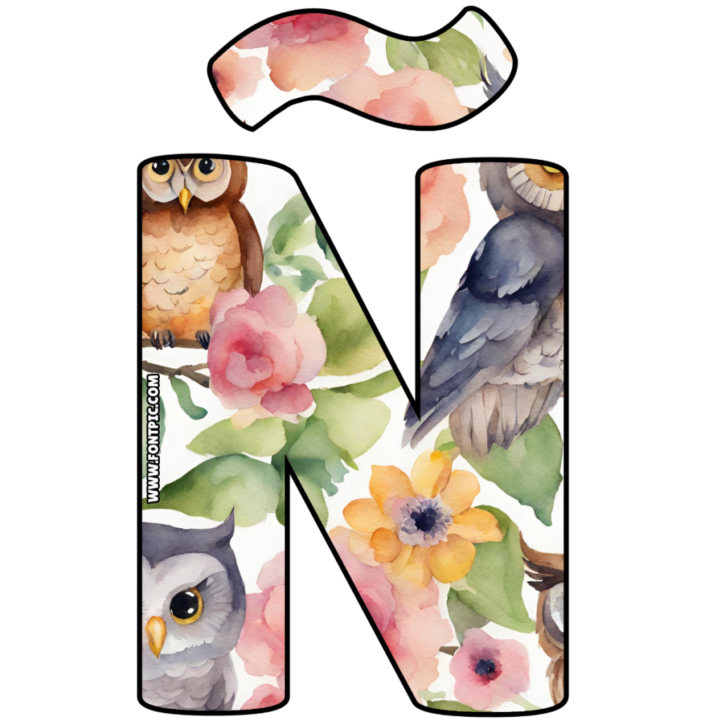 Buho Letter Ñ - FontPic.com