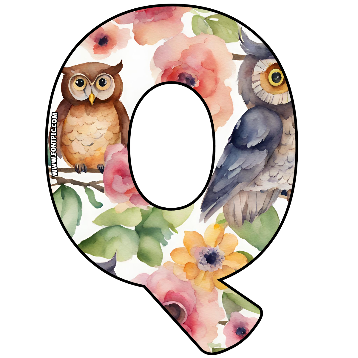 Buho Letter Q