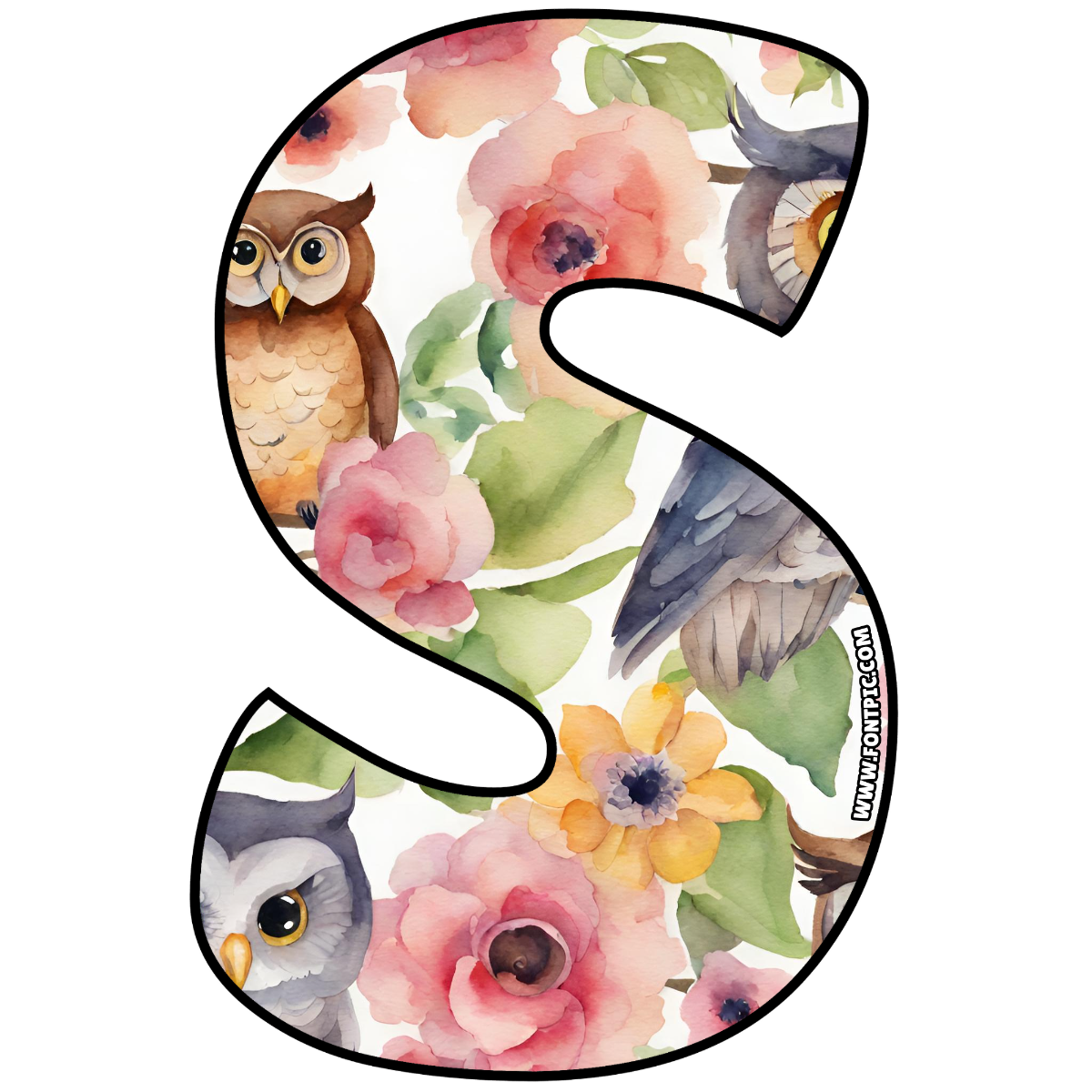 Buho Letter S