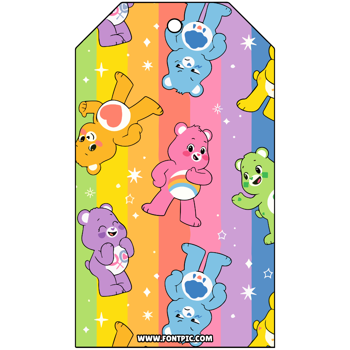 Care Bears Tags