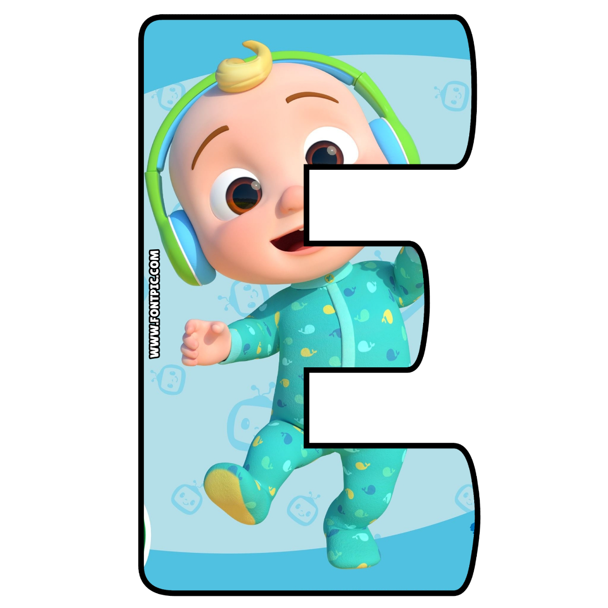 Cocomelon Letter E