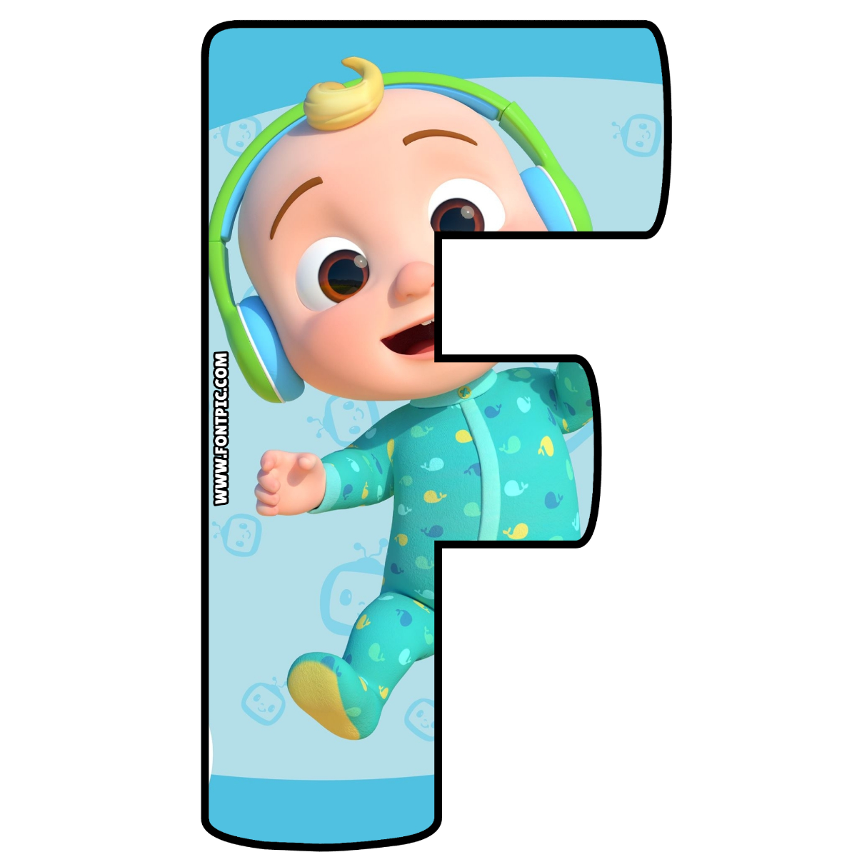 Cocomelon Letter F