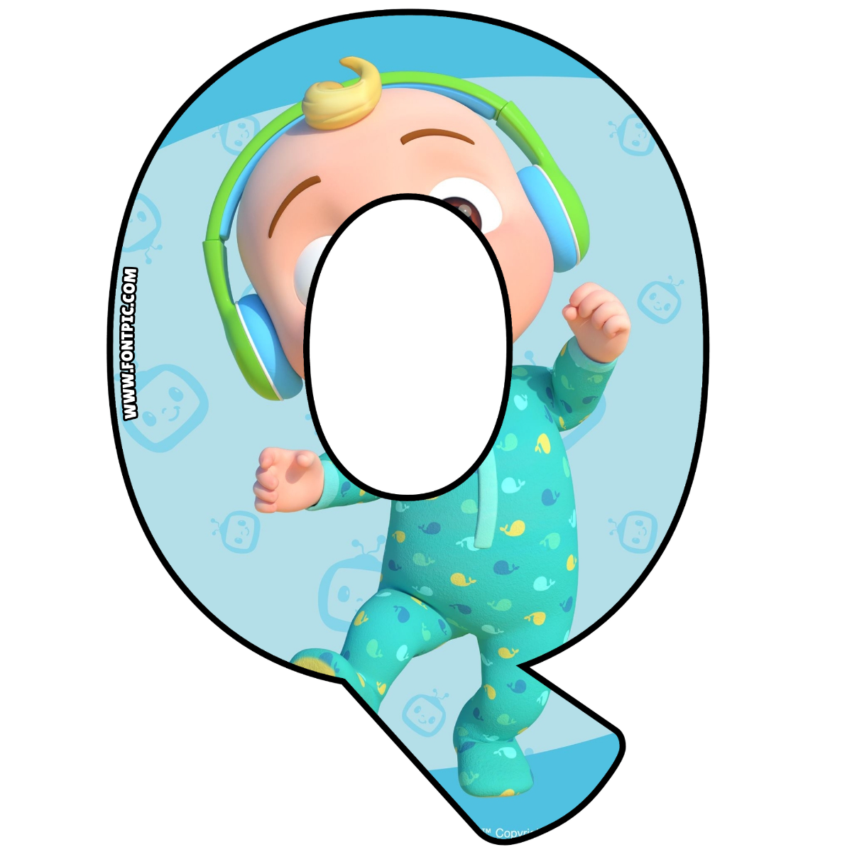 Cocomelon Letter Q