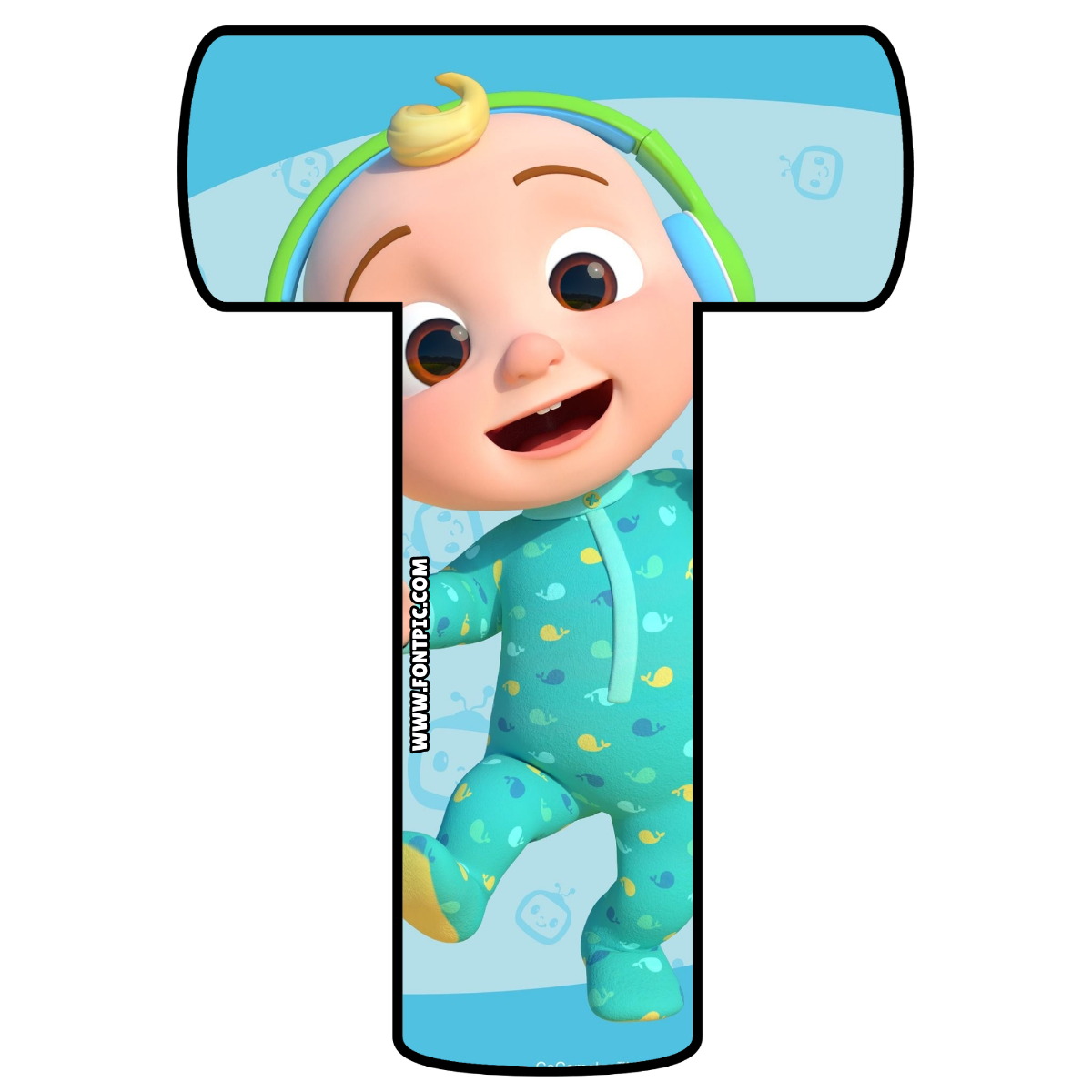 Cocomelon Letter T