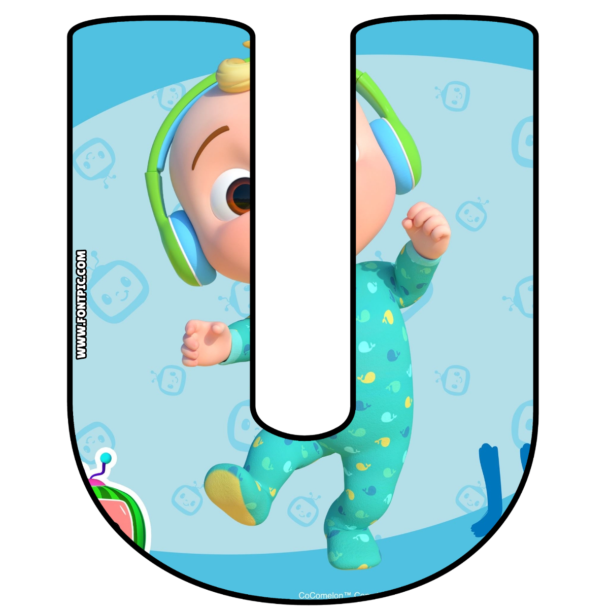 Cocomelon Letter U