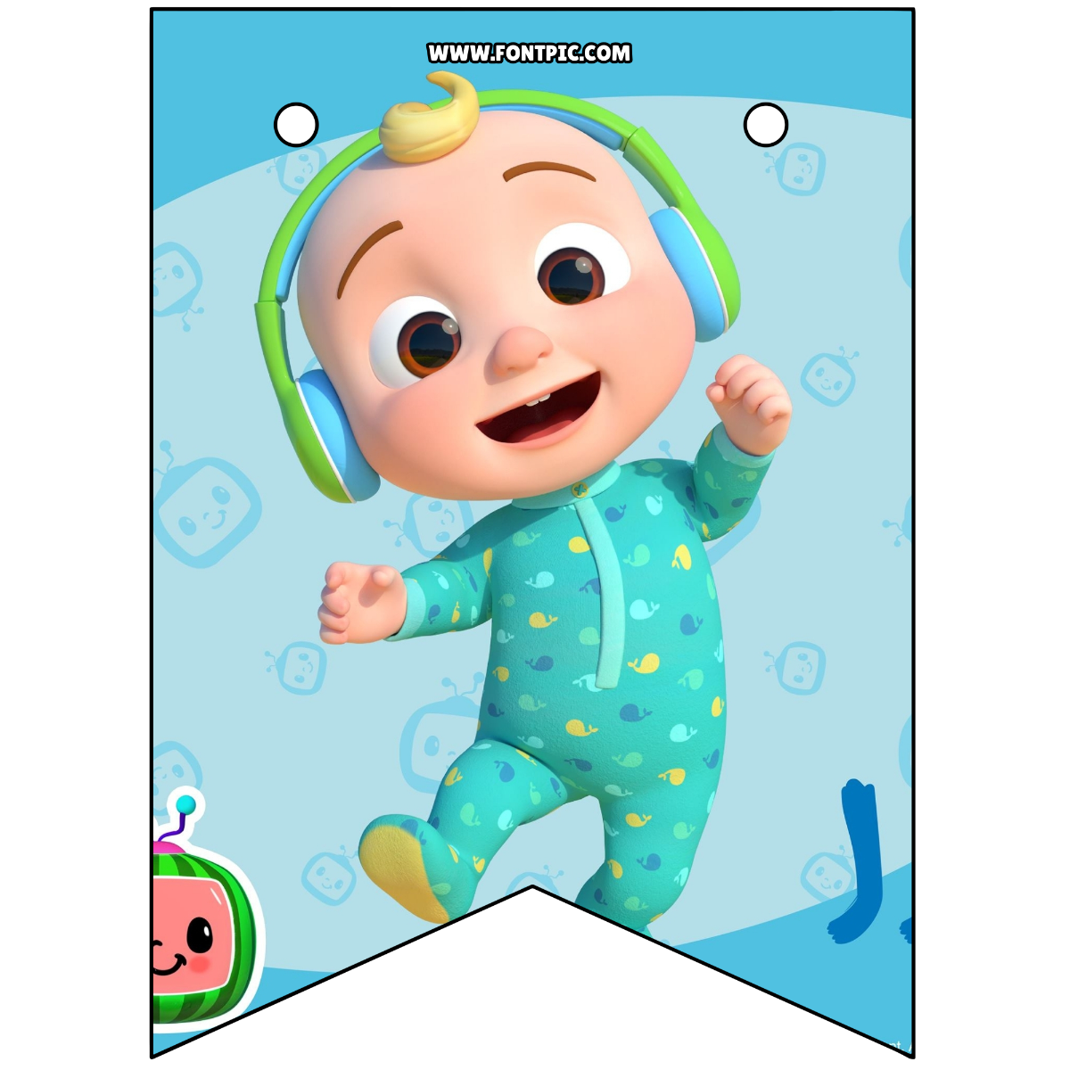 Cocomelon Pennants