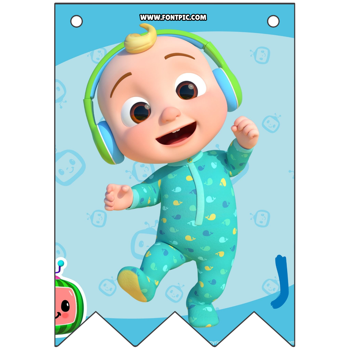 Cocomelon Pennants