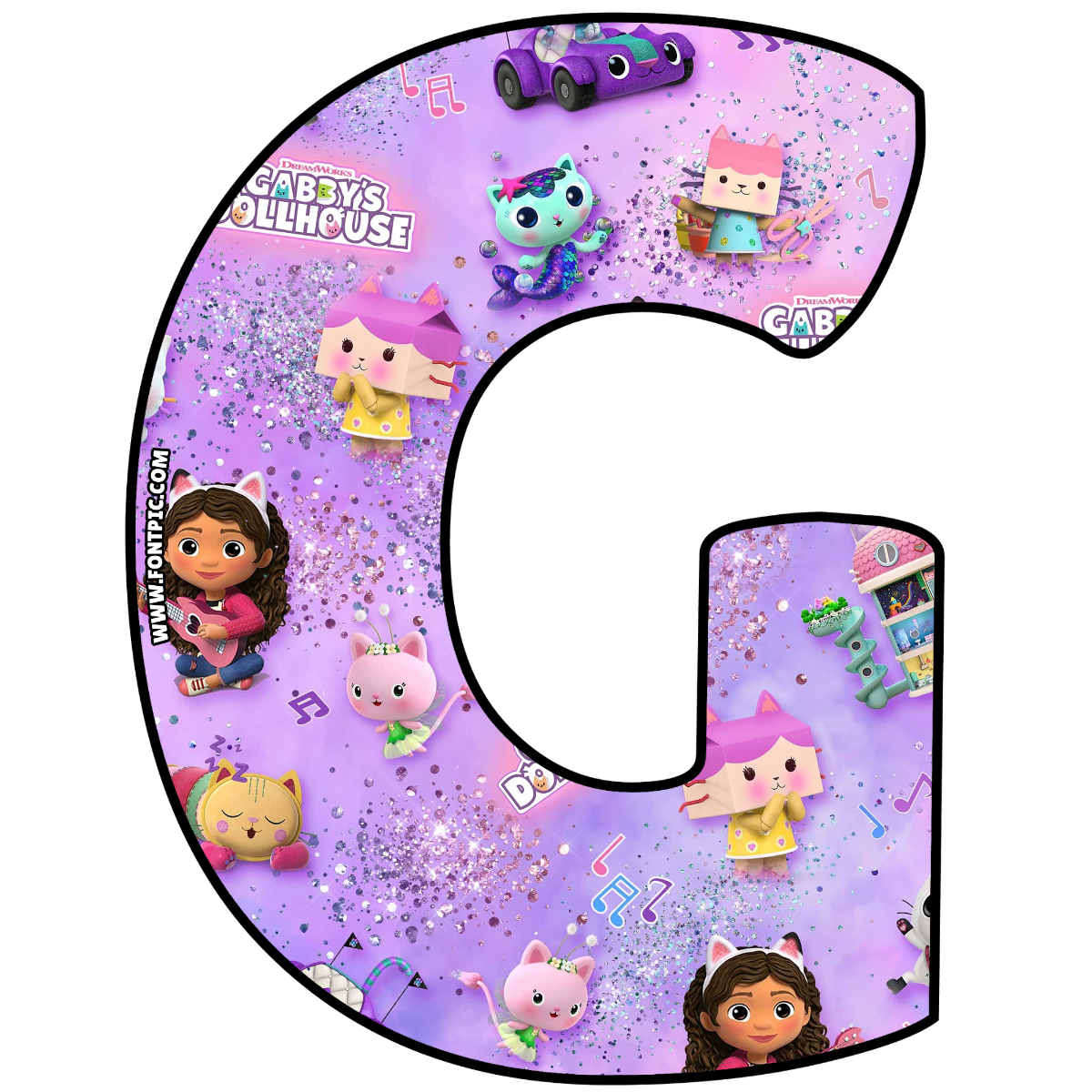 Gabby Dollhouse Letter G