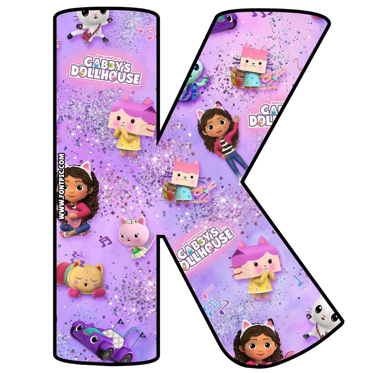 Gabby Dollhouse Letter K