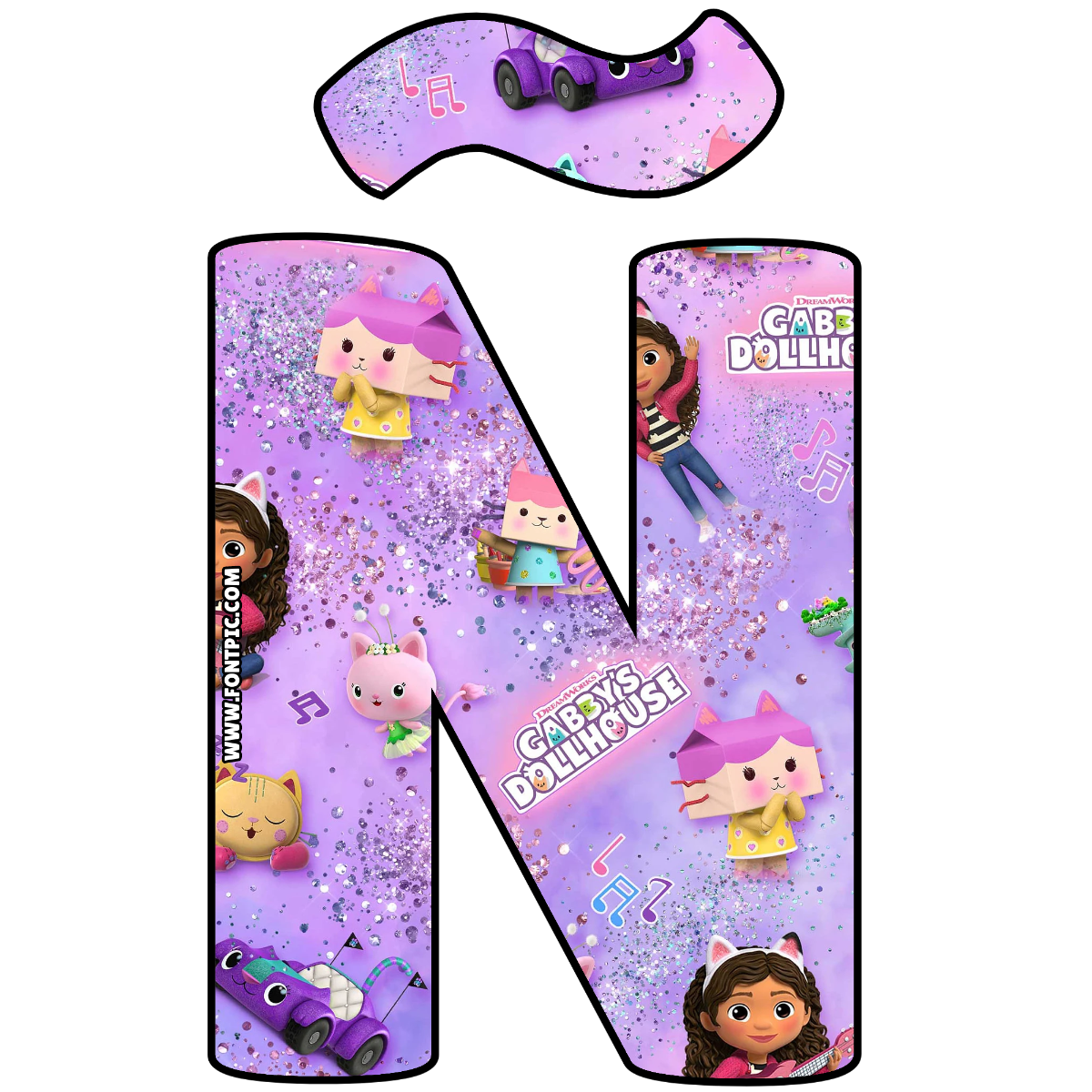 Gabby Dollhouse Letter Ñ