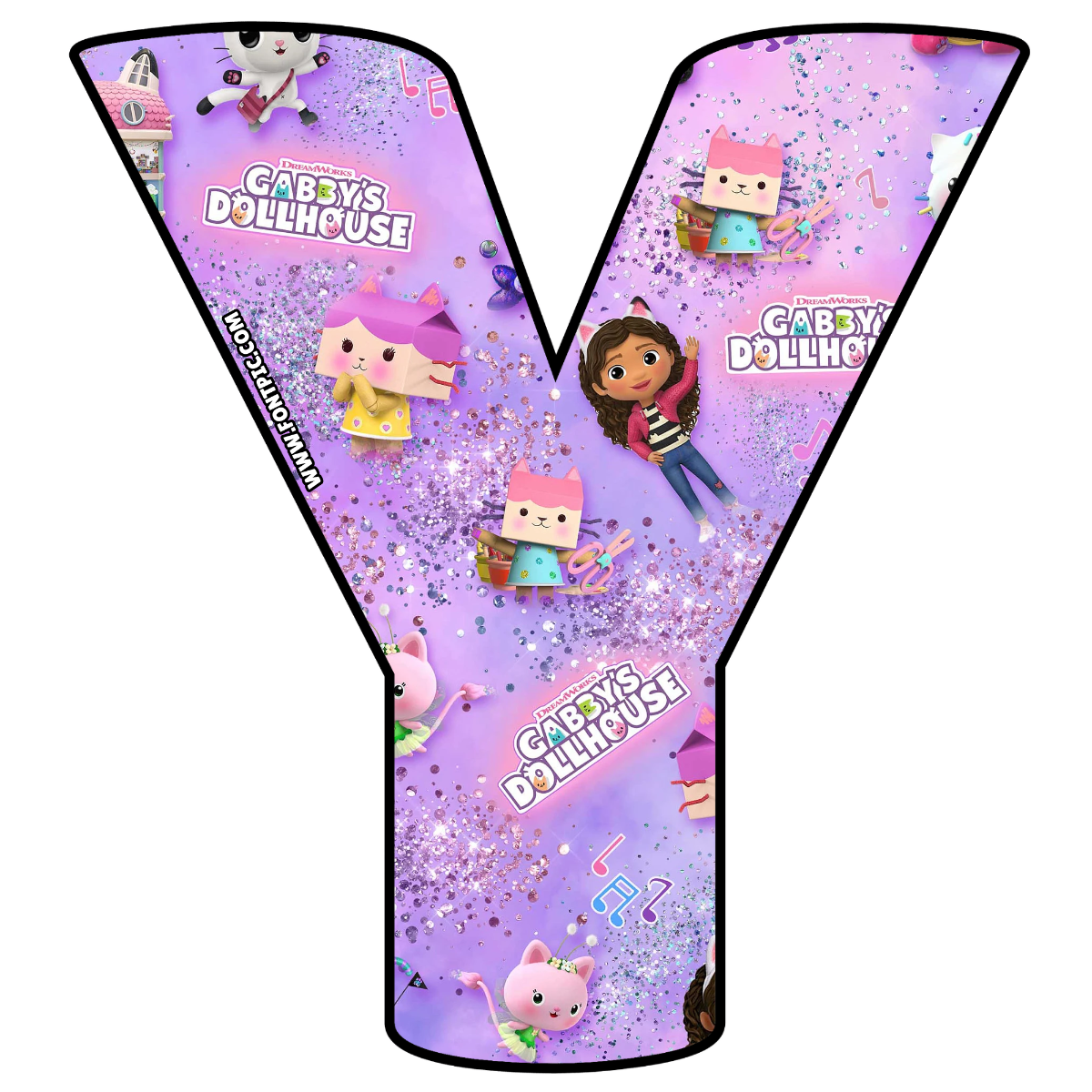 Gabby Dollhouse Letter Y