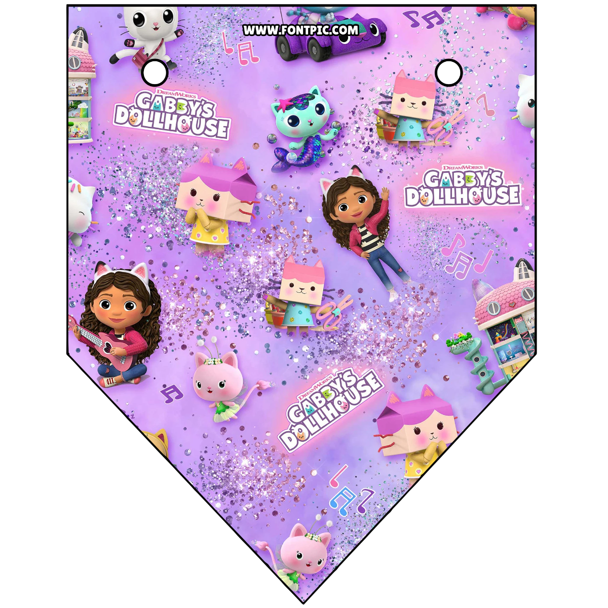 Gabby Dollhouse Pennants