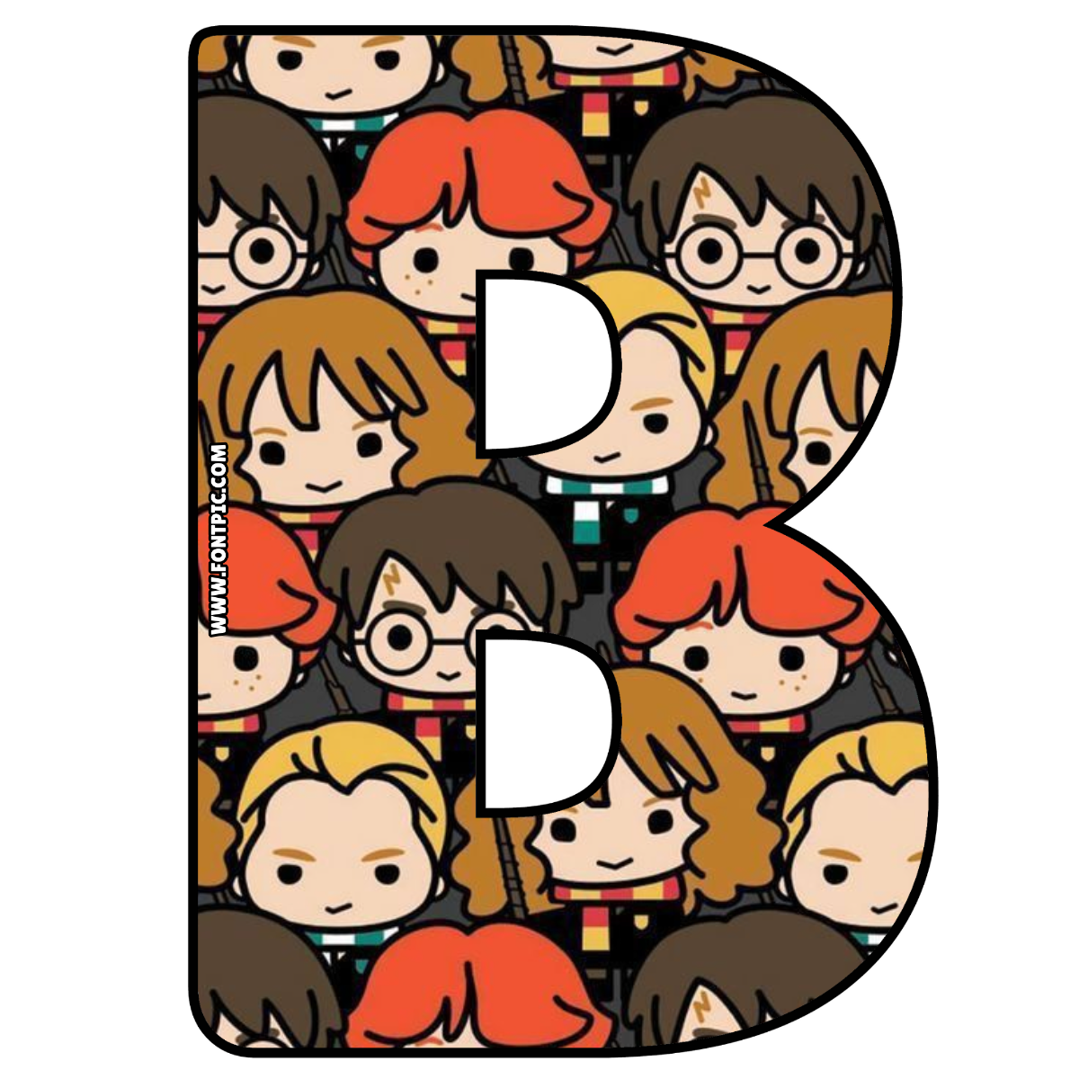 Harry Potter Letter B