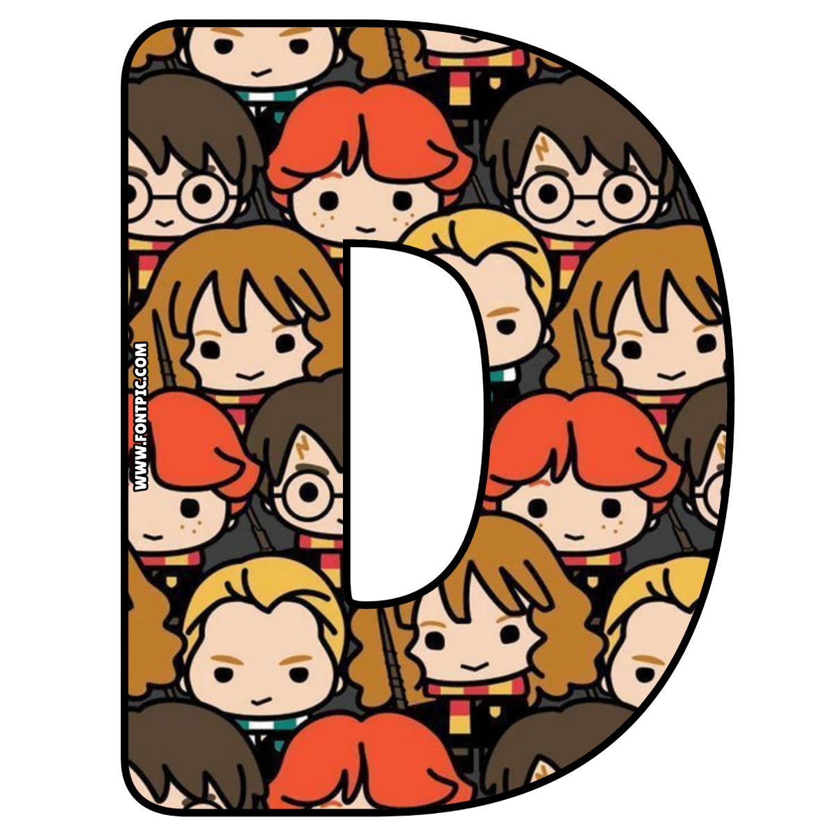 Harry Potter Letter D