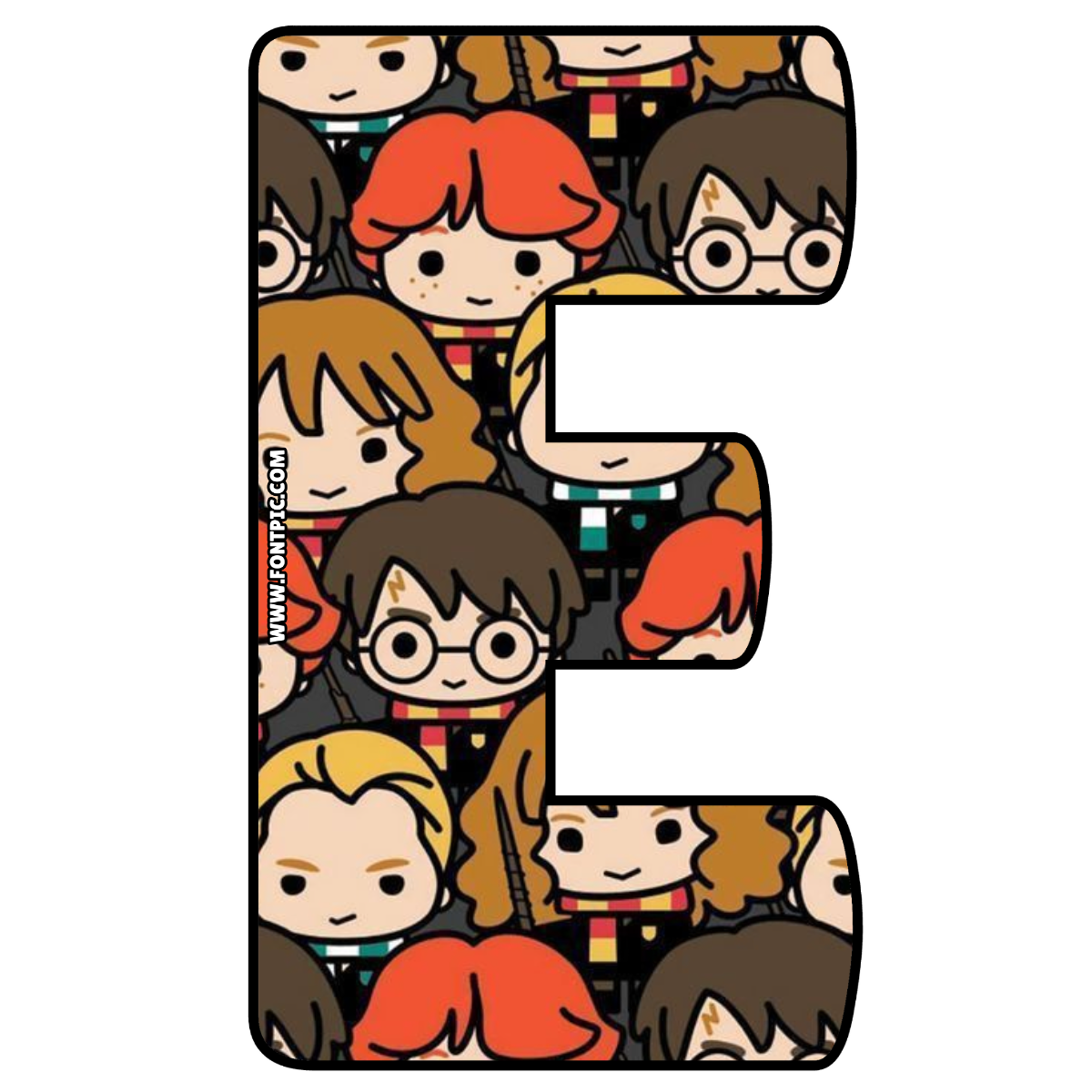 Harry Potter Letter E