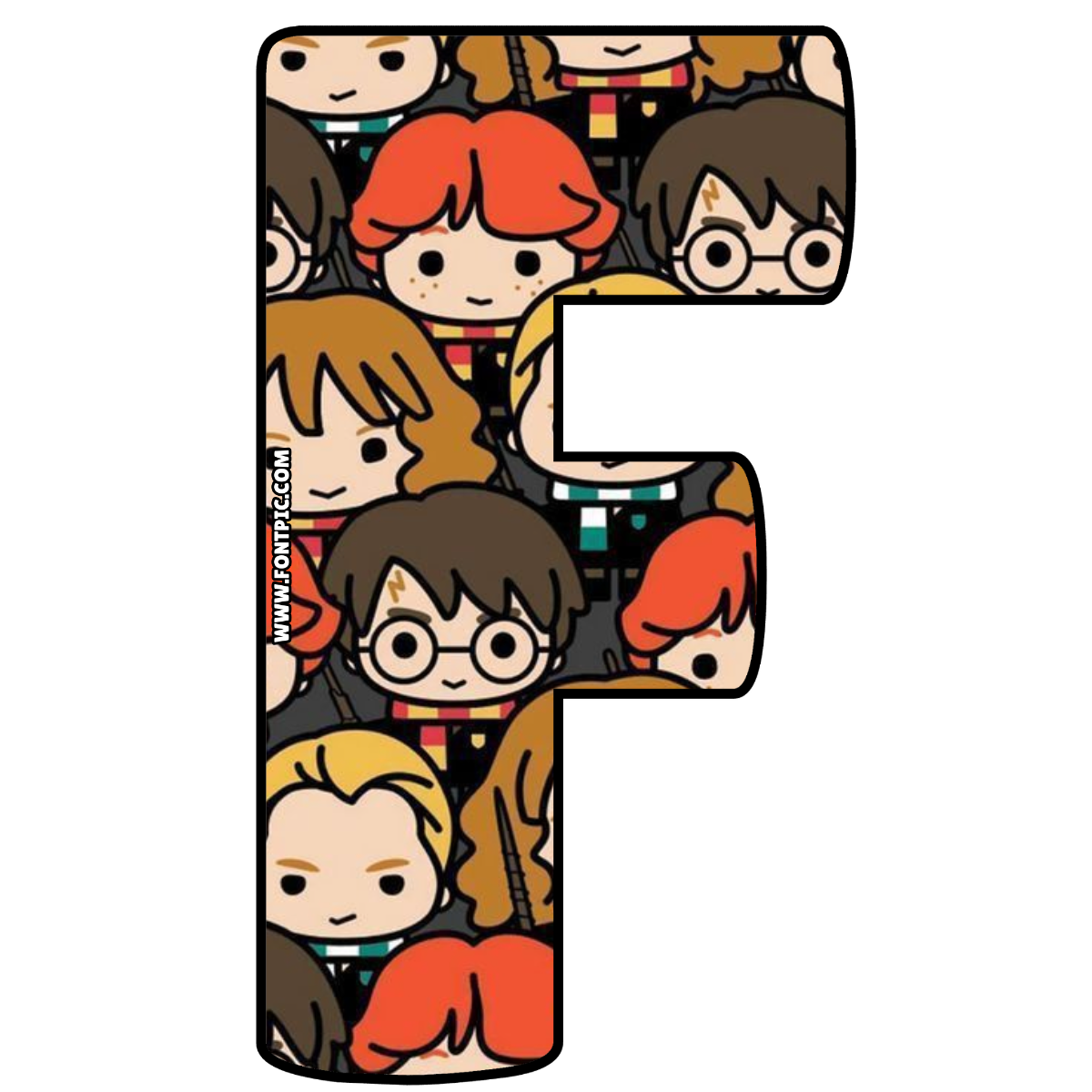 Harry Potter Letter F