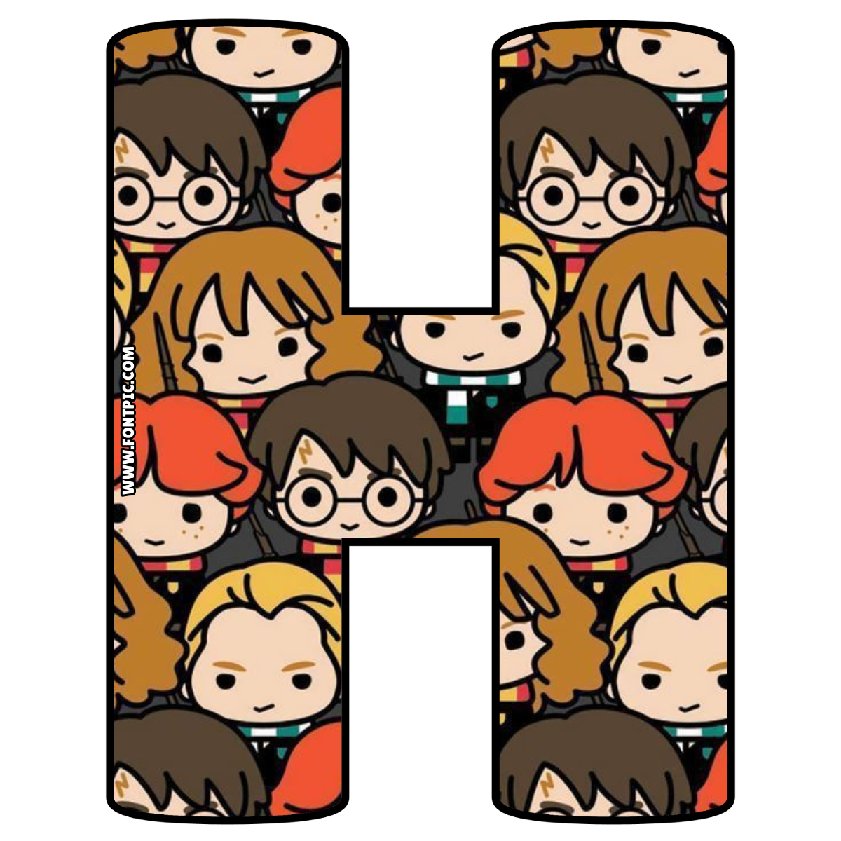 Harry Potter Letter H