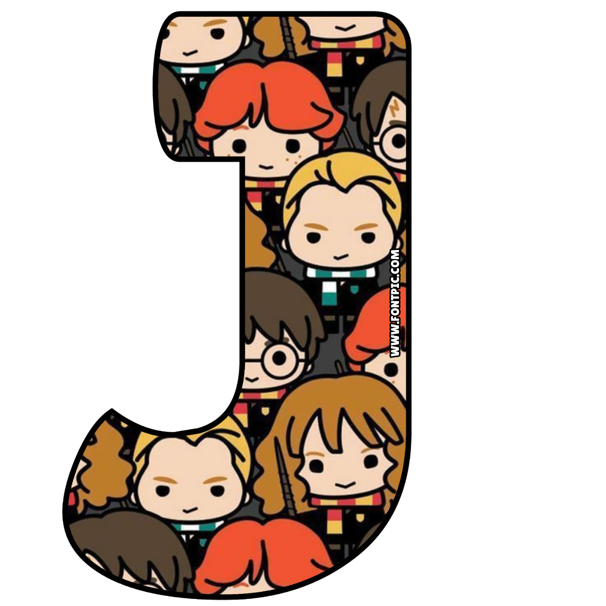 Harry Potter Letter J