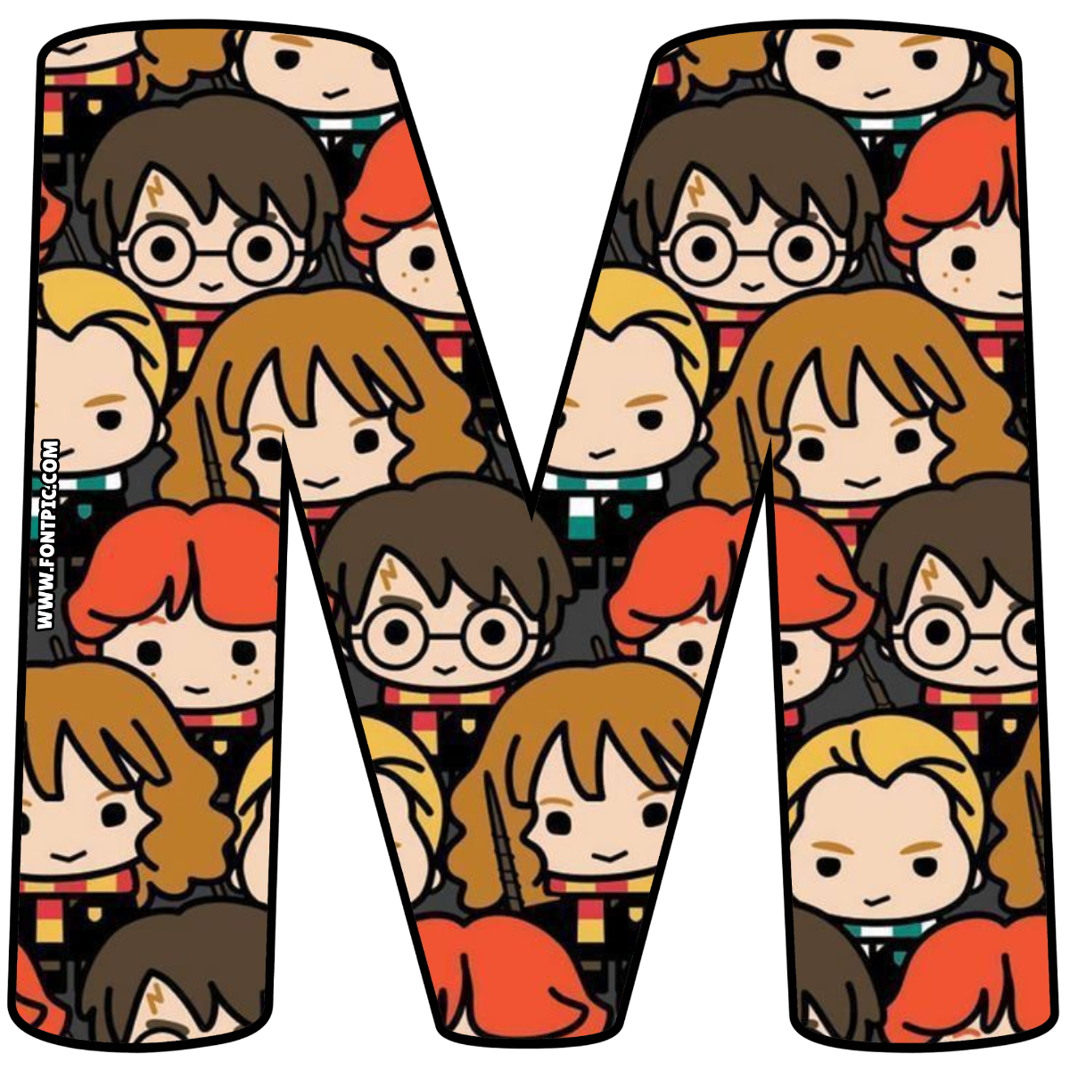Harry Potter Letter M
