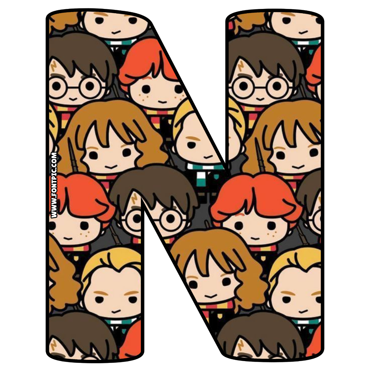 Harry Potter Letter N