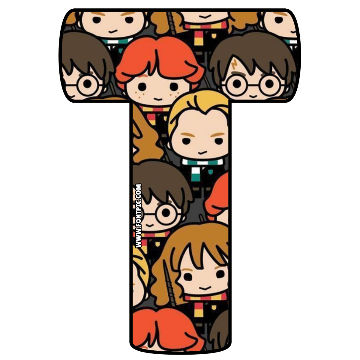 Harry Potter Letter T
