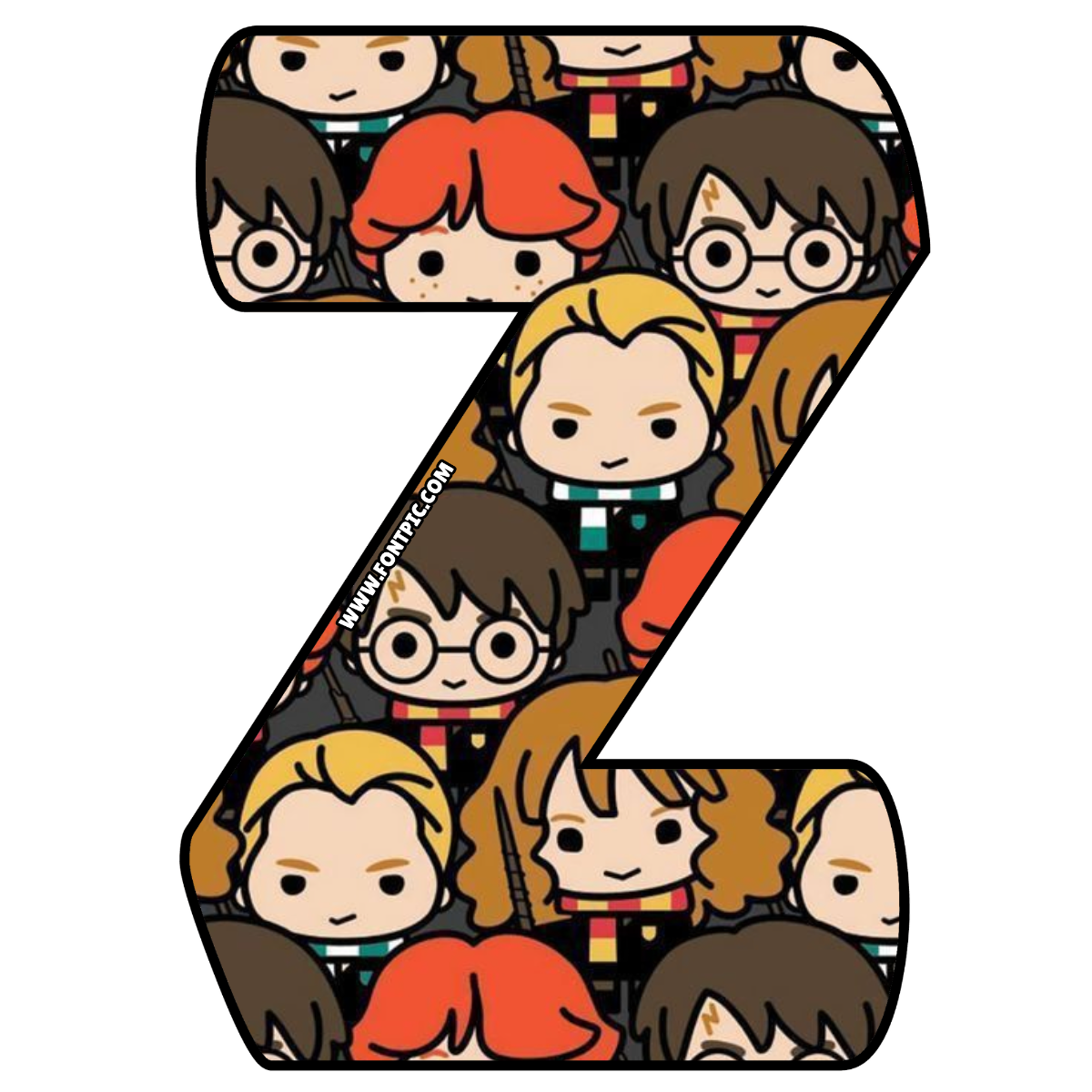 Harry Potter Letter Z